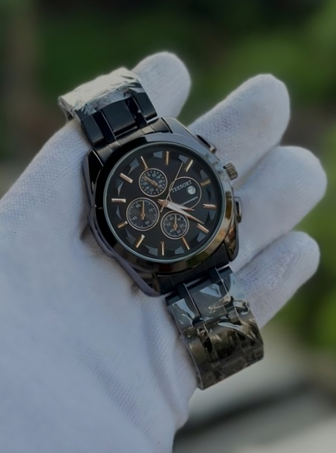 Teesort Black Analog Watch for Men - Image 6