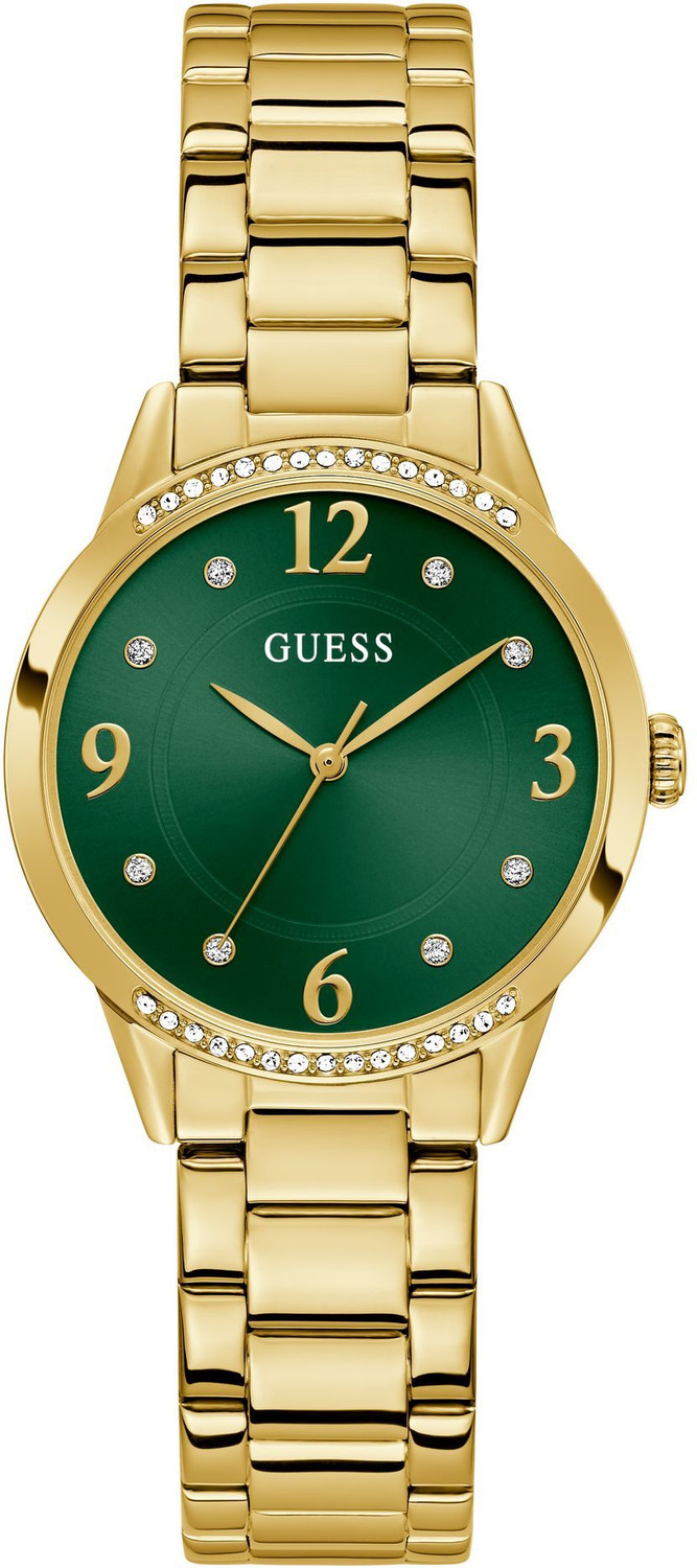 GUESS P3H, Green Dial Analog Watch - For Women