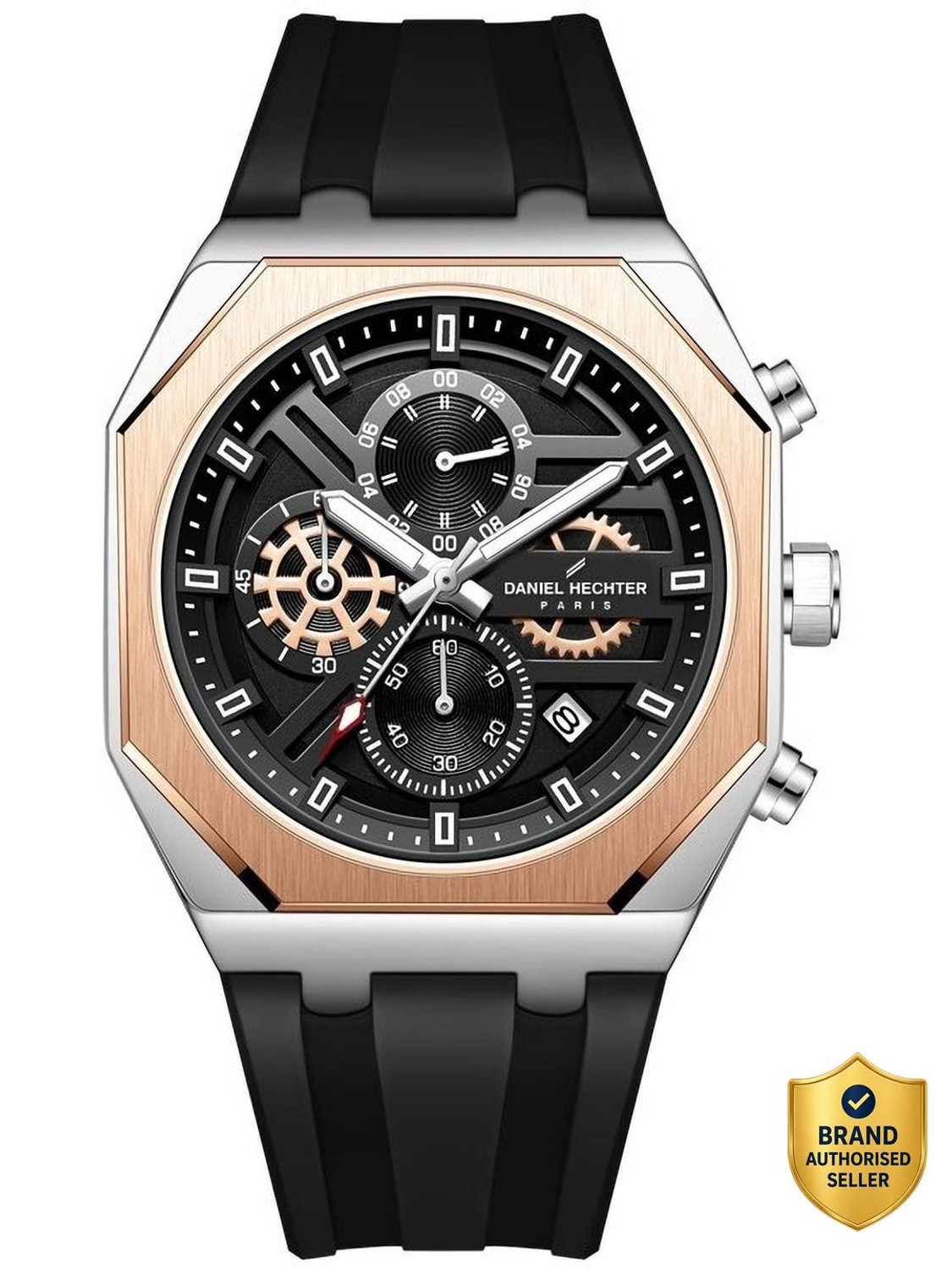 Image of AFRANCREATION Analog Watch - For Men New two tone watch for men