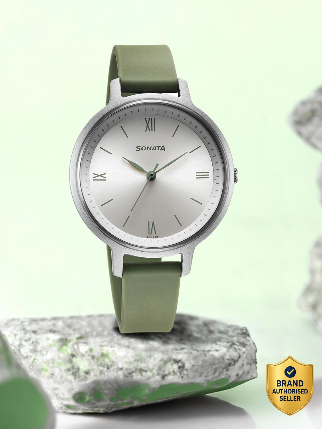 SONATA 87049Pp08W-Sdn905-So-Classic Plastics-Ii Classic Plastics-I Analog Watch - For Women