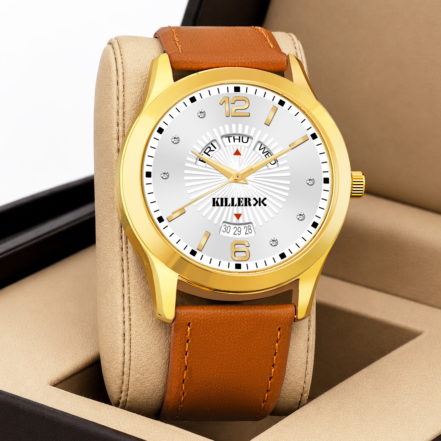 Image of Roman Star Analog Watch - For Men RS-1457