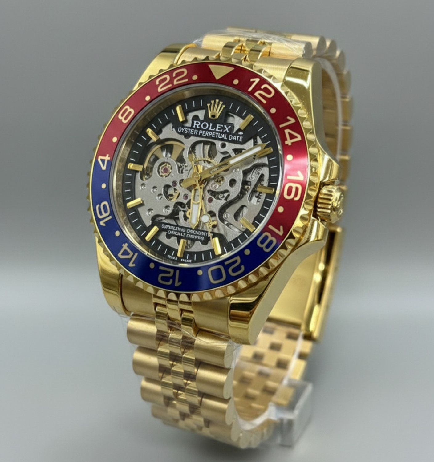 Image of FLORED GMT-Master II PEPSI EDITION Analog Watch - For Men GMT-Master II RED BLUE