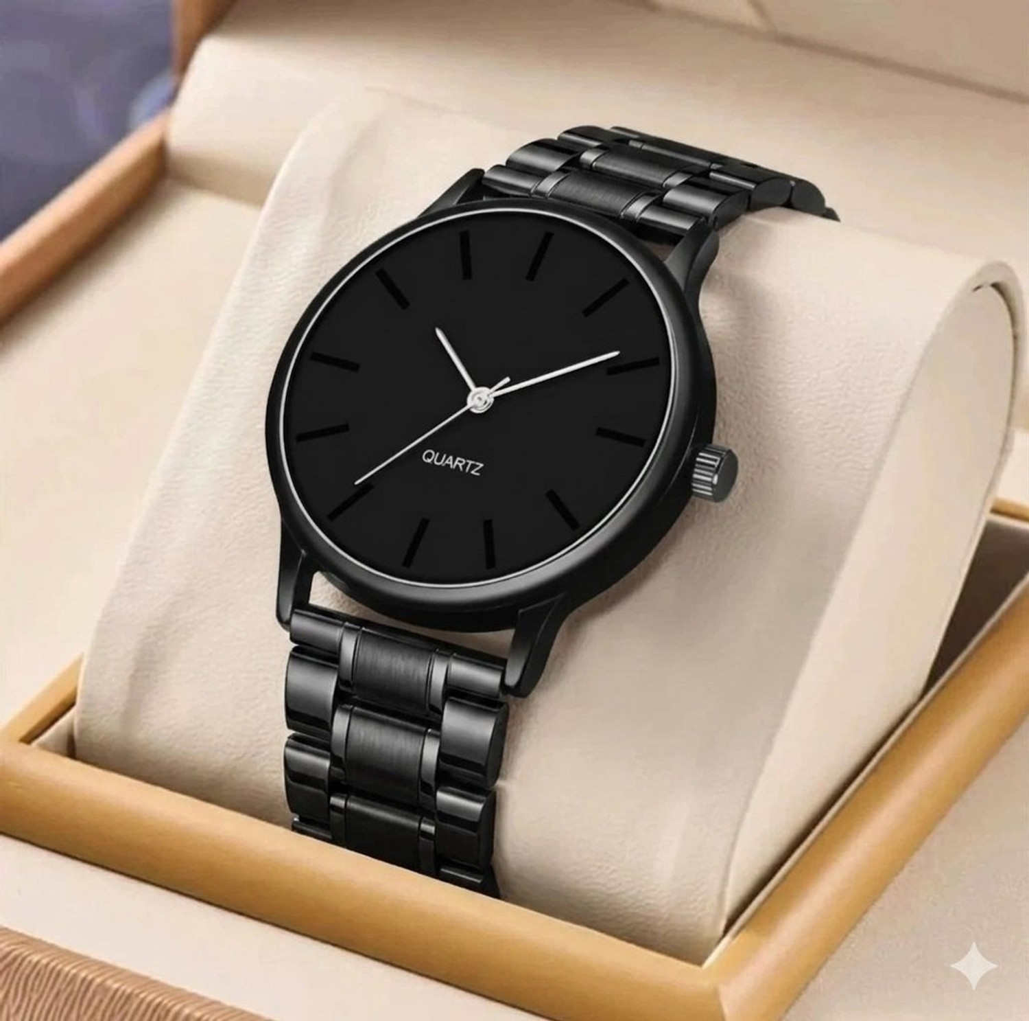MITLUN Men ML-SLIM FULL BLK Analog Watch - Image 1