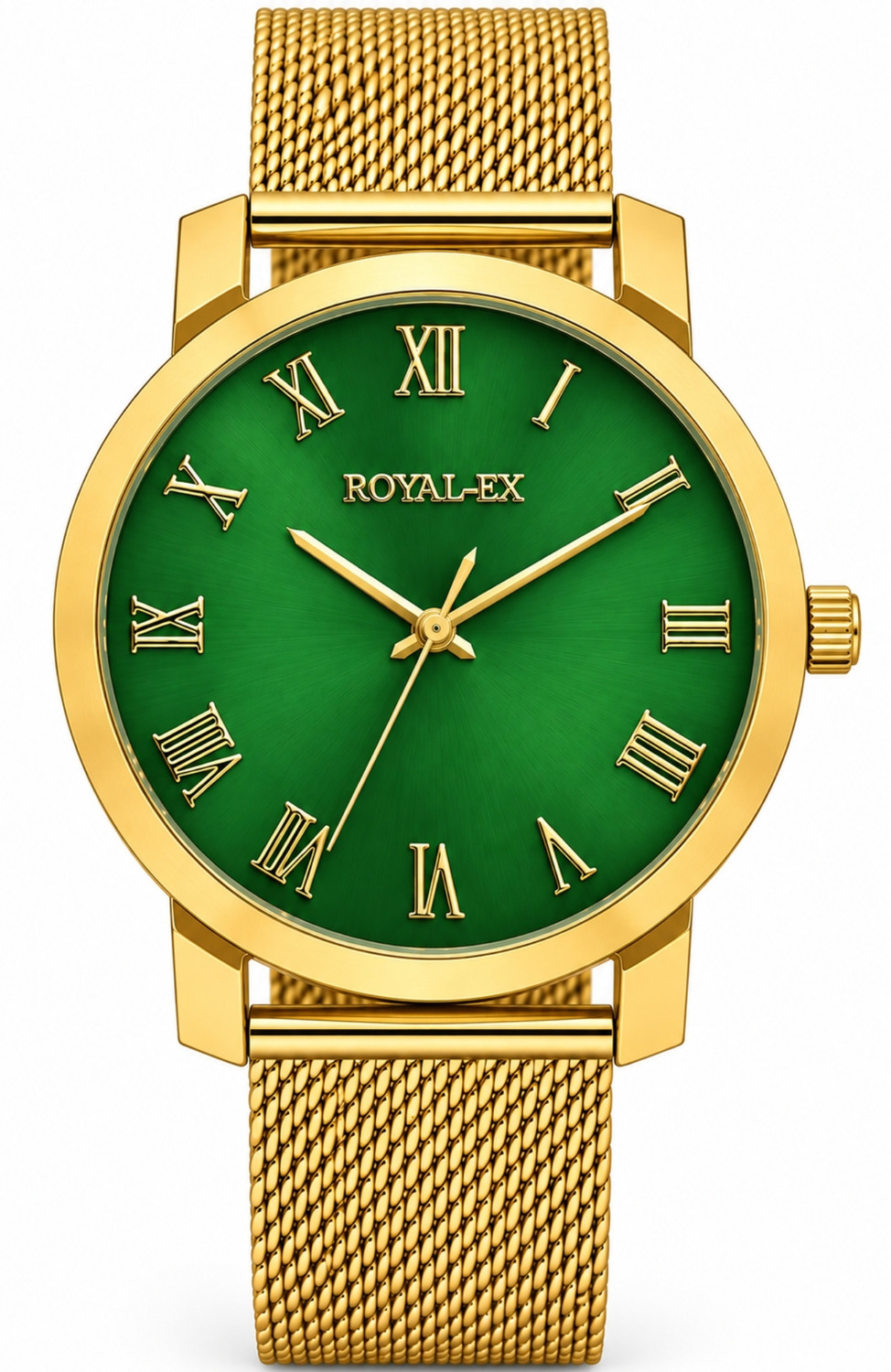 Royalex Men's Green Dial Analog Watch - Image 1