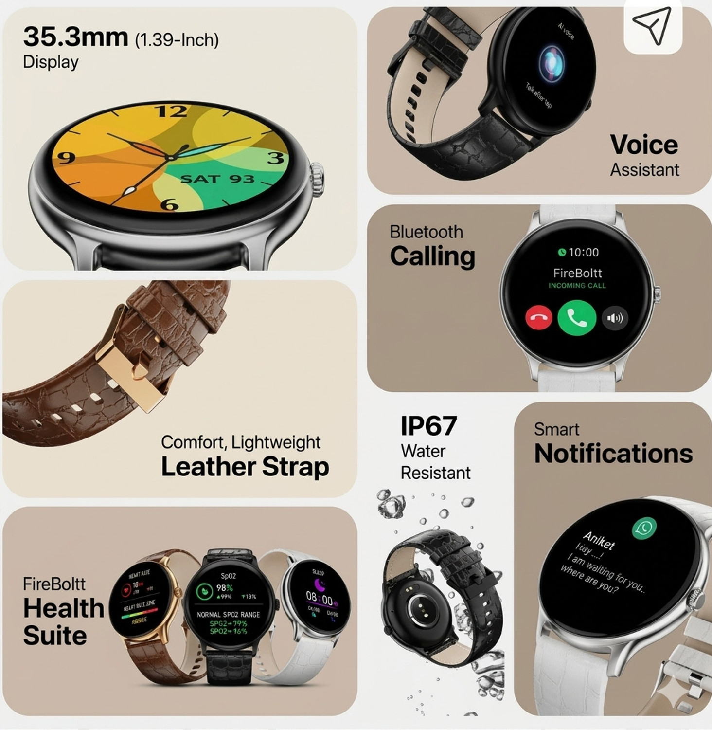 Image of Gyanvi ROUND DIAL SMART WATCH Digital Watch - For Men & Women ROUND DIAL SMART WATCH99