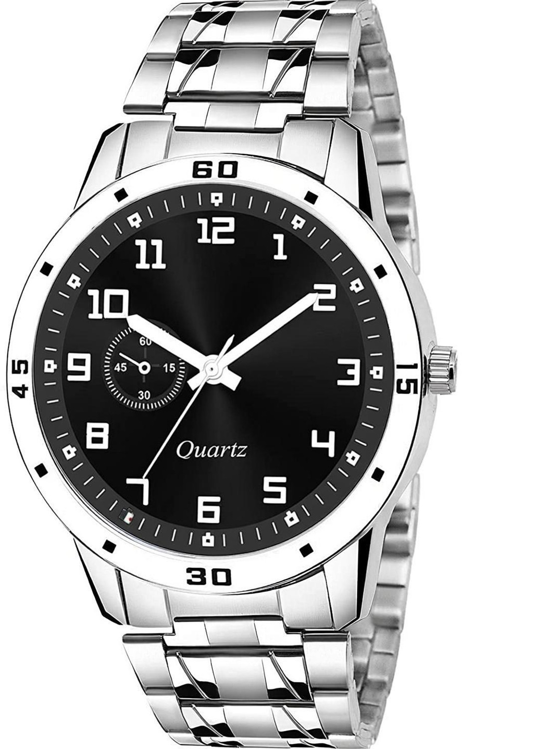 Image of MATRIX Silicon Mesh Strap Day & Date Functioning Analog Watch - For Men Pair Of 2 Black Analog Day & Date Wrist Watch