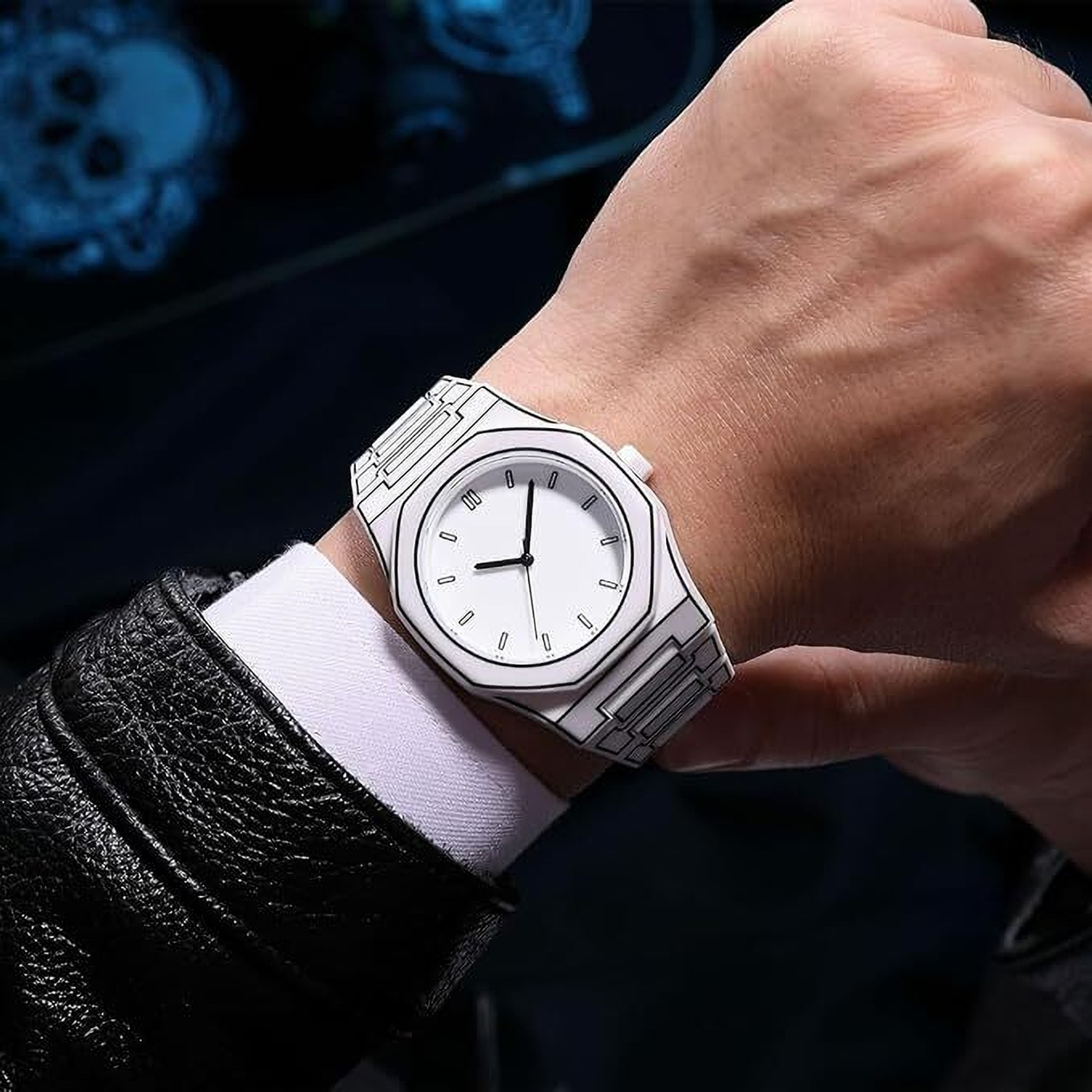 Image of TAOSTRY New Generation 2025 Attractive Aura Mat Black Color Dial Watch For Boys & Girls Analog Watch - For Boys & Girls New Generation 2025 Attractive Aura Mat Black Color Dial Watch For Boys & Girls