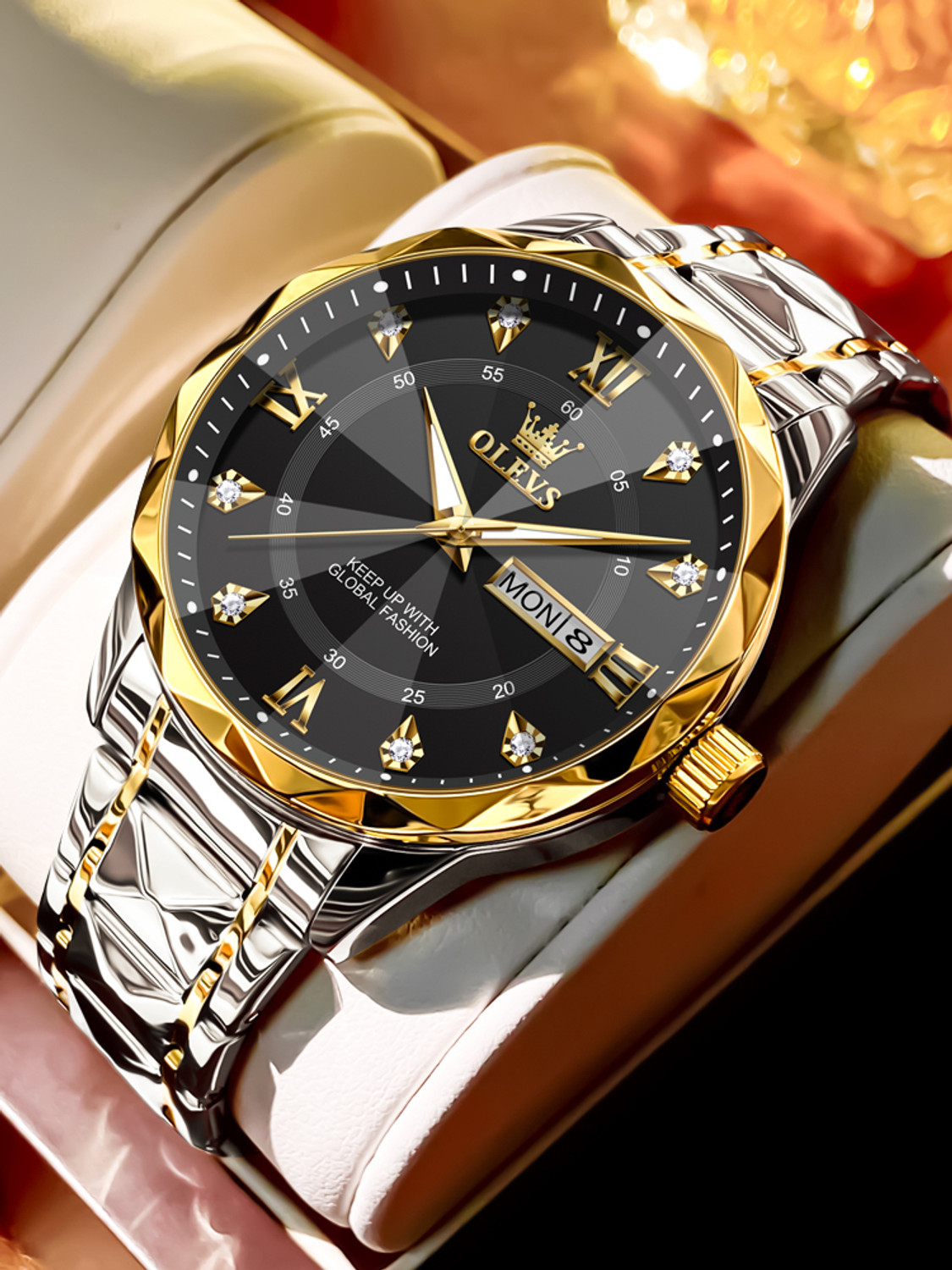 OLEVS Men's Analog Watch CIF-S-G5609GJ-JH - Image 1