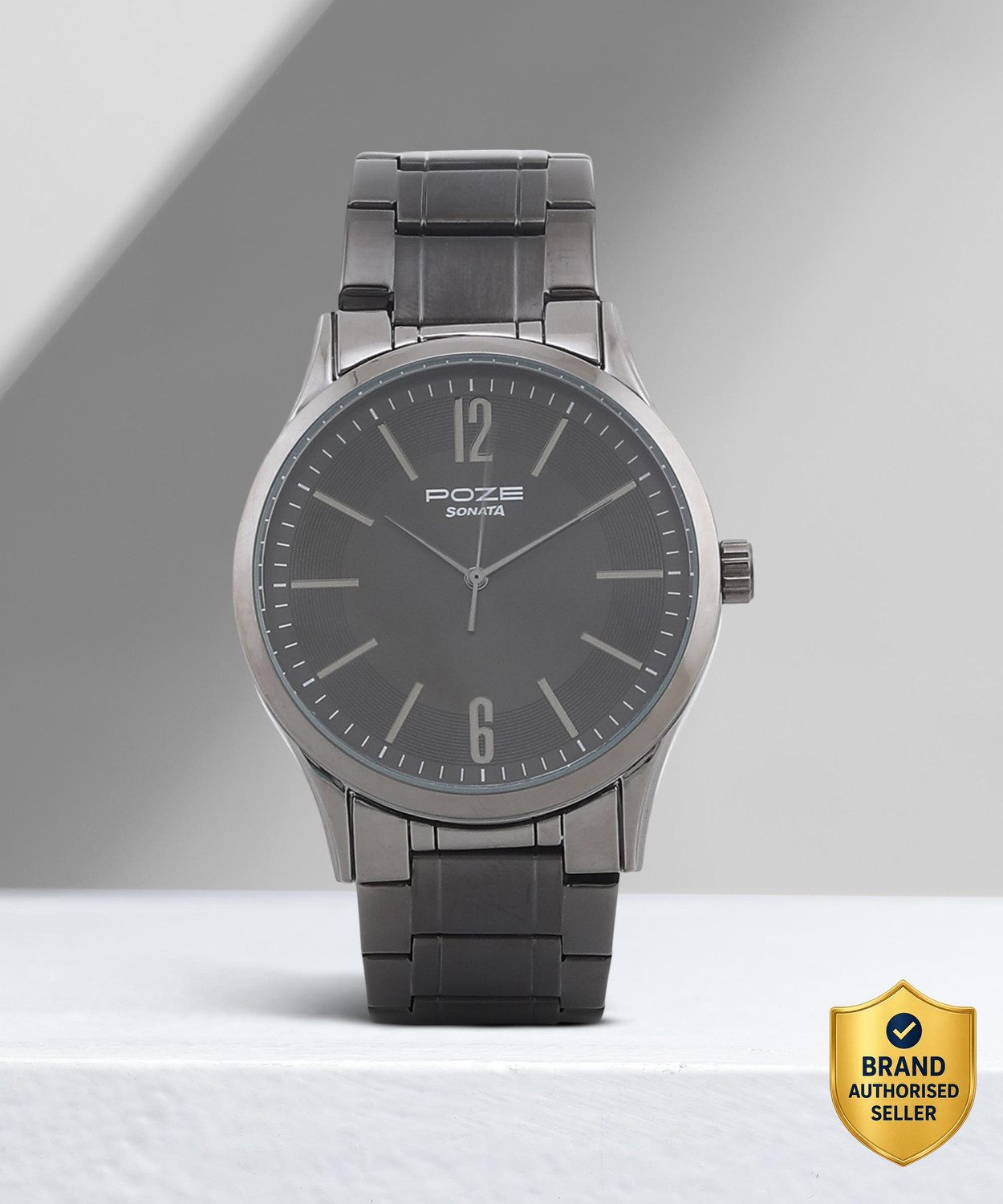 SONATA Poze Gun Dial Analog Watch for Men SP700 - Image 1