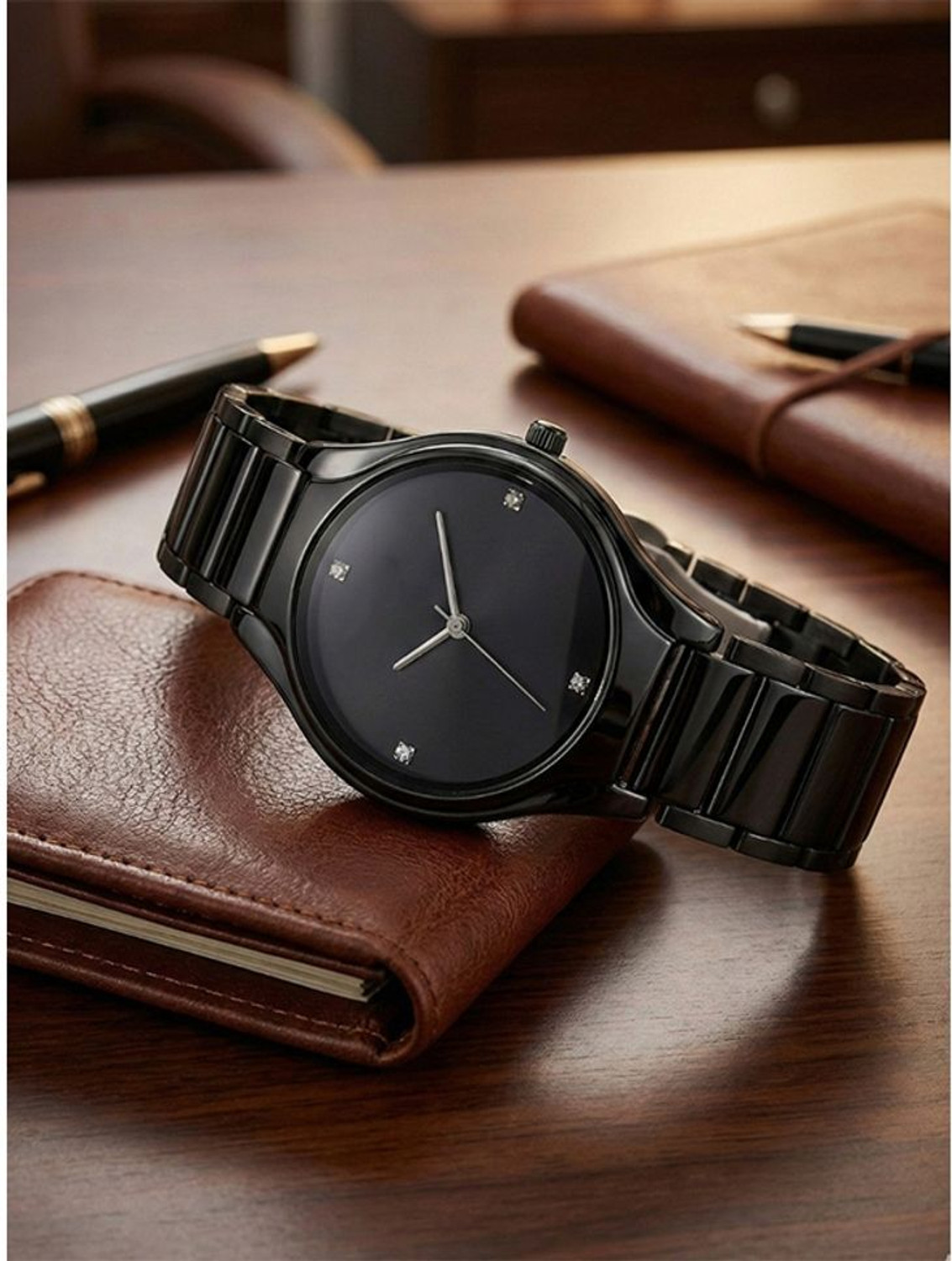 Image of Shenhua Self Winding Automatic Mechanical Unisex Analog Watch - For Men & Women Retro Lifetime Wrist Puls Mechanical Motor Bronze Skeleton Auto Self Winding