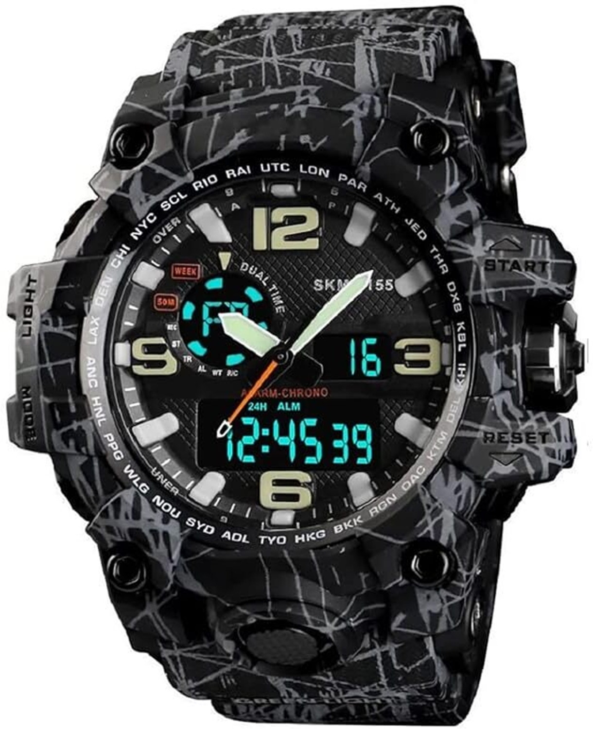 Image of Titan Phoenix Automatic Blue Dial Blue Leather Strap Analog Watch - For Men 90223QL01