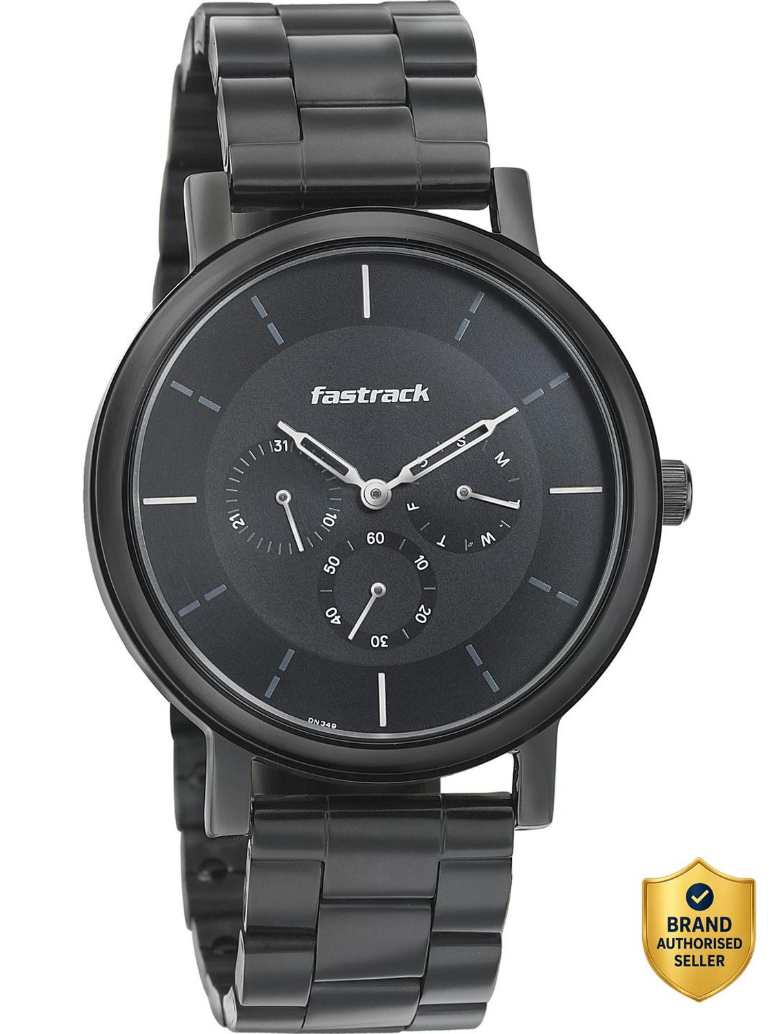 Fastrack 3276NM02 Alpha Multifunction Black Dial Watch - Image 6