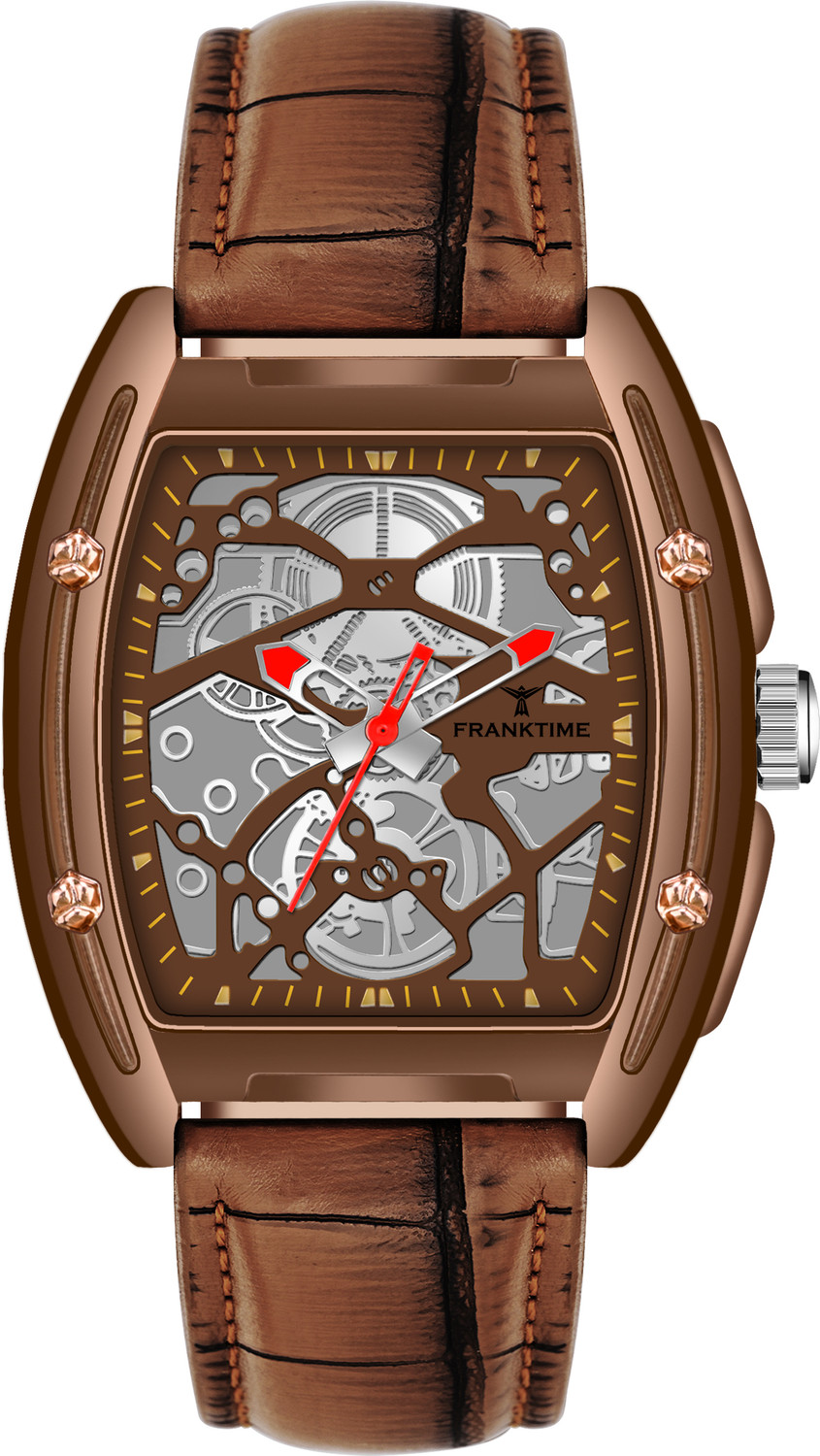 Image of AFRANCREATION Analog Watch - For Men New two tone watch for men