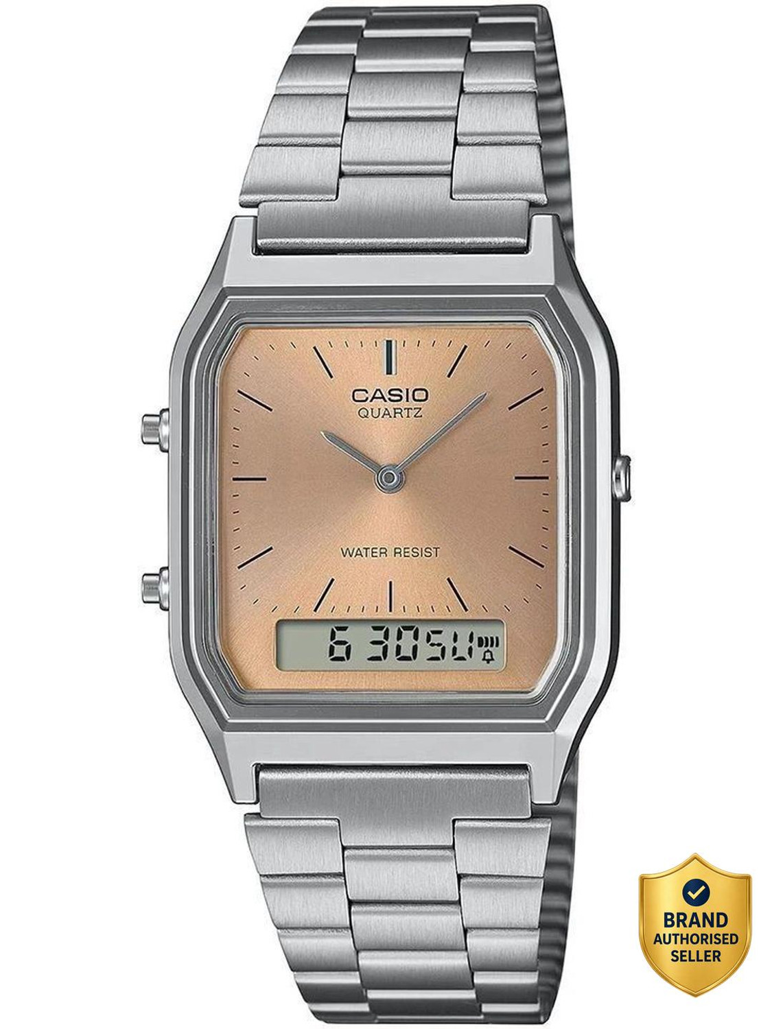 CASIO AQ-230A-4AMQYDF Vintage Analog-Digital Watch - Image 6