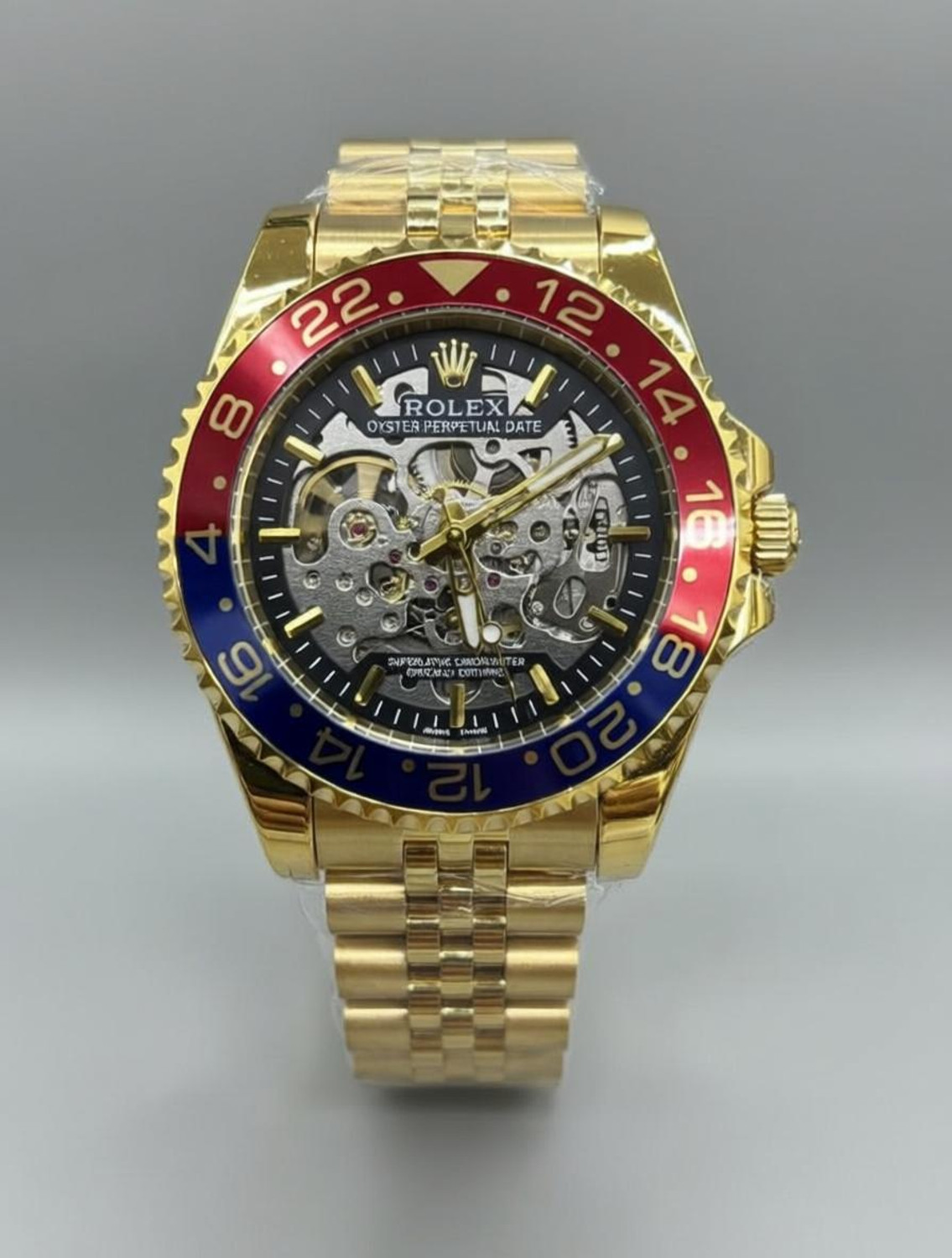 Image of FLORED GMT-Master II PEPSI EDITION Analog Watch - For Men GMT-Master II RED BLUE