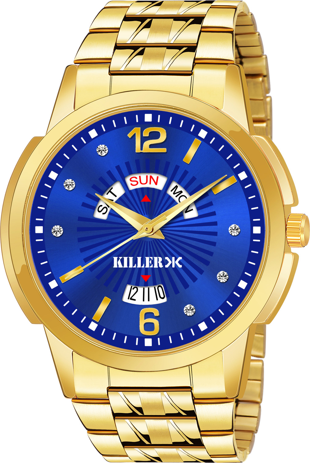 Image of Titan Phoenix Automatic Blue Dial Blue Leather Strap Analog Watch - For Men 90223QL01