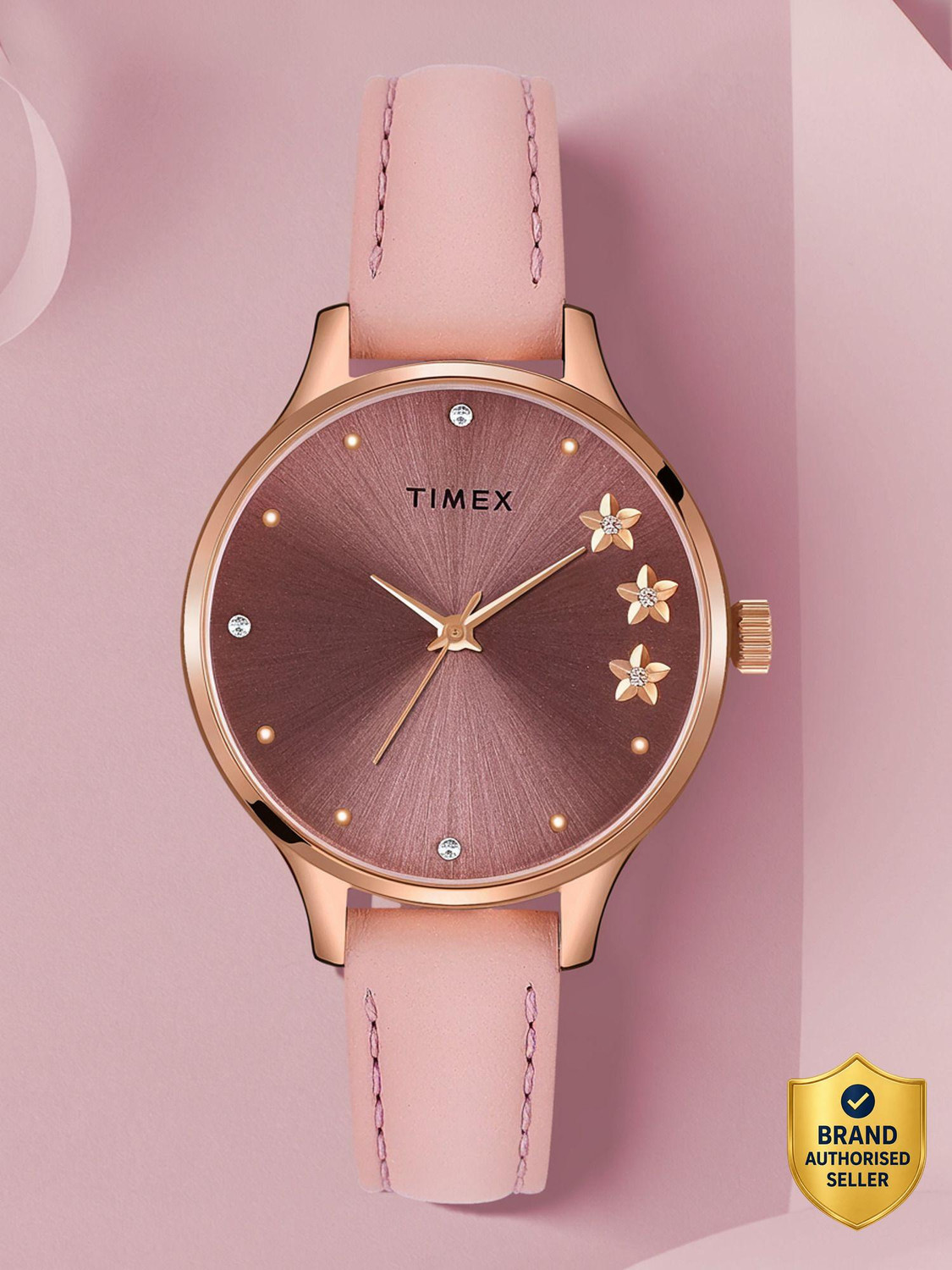 TIMEX Pink Dial Analog Watch - For Women