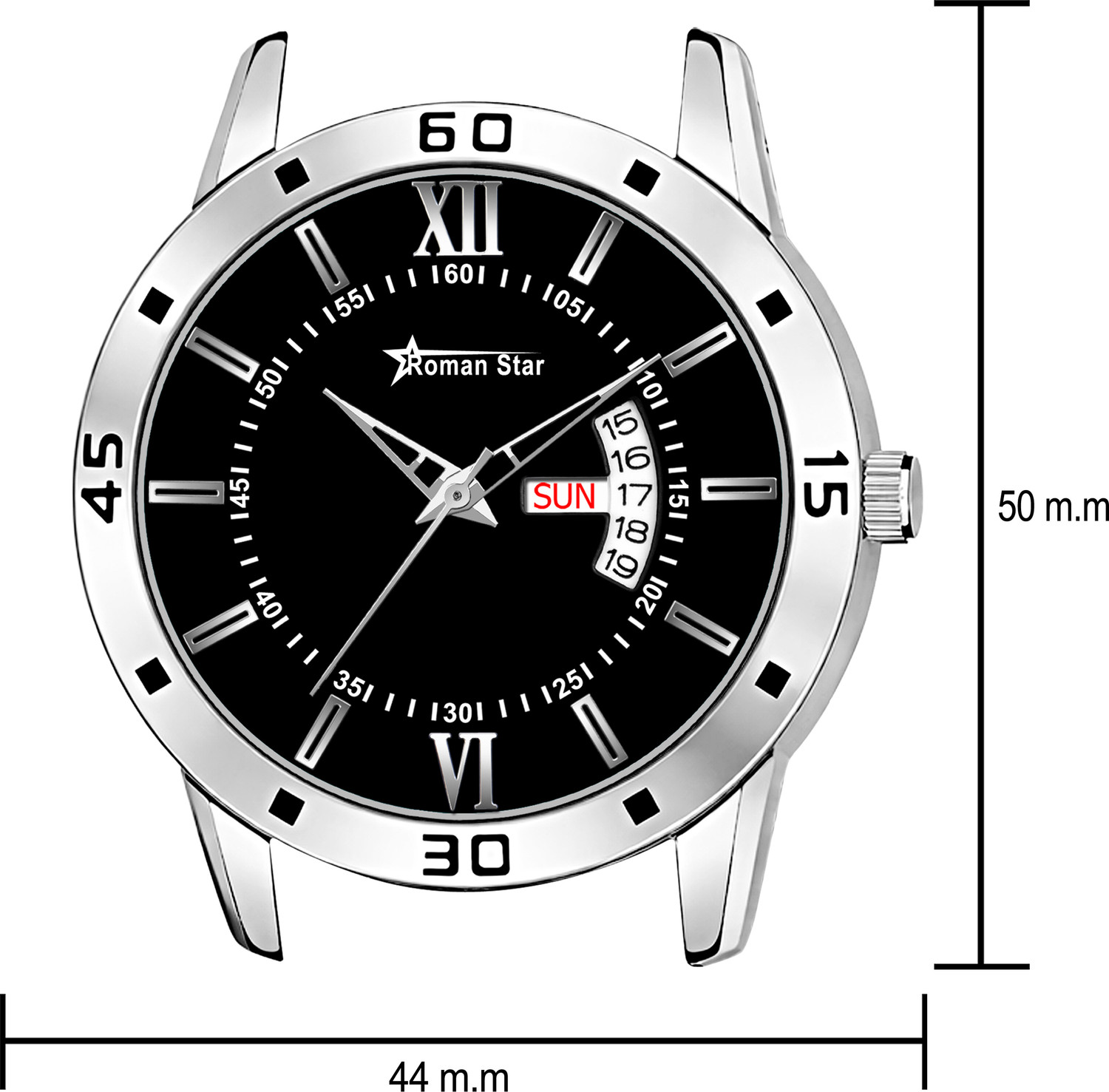 Image of Roman Star Analog Watch - For Men RS-1457