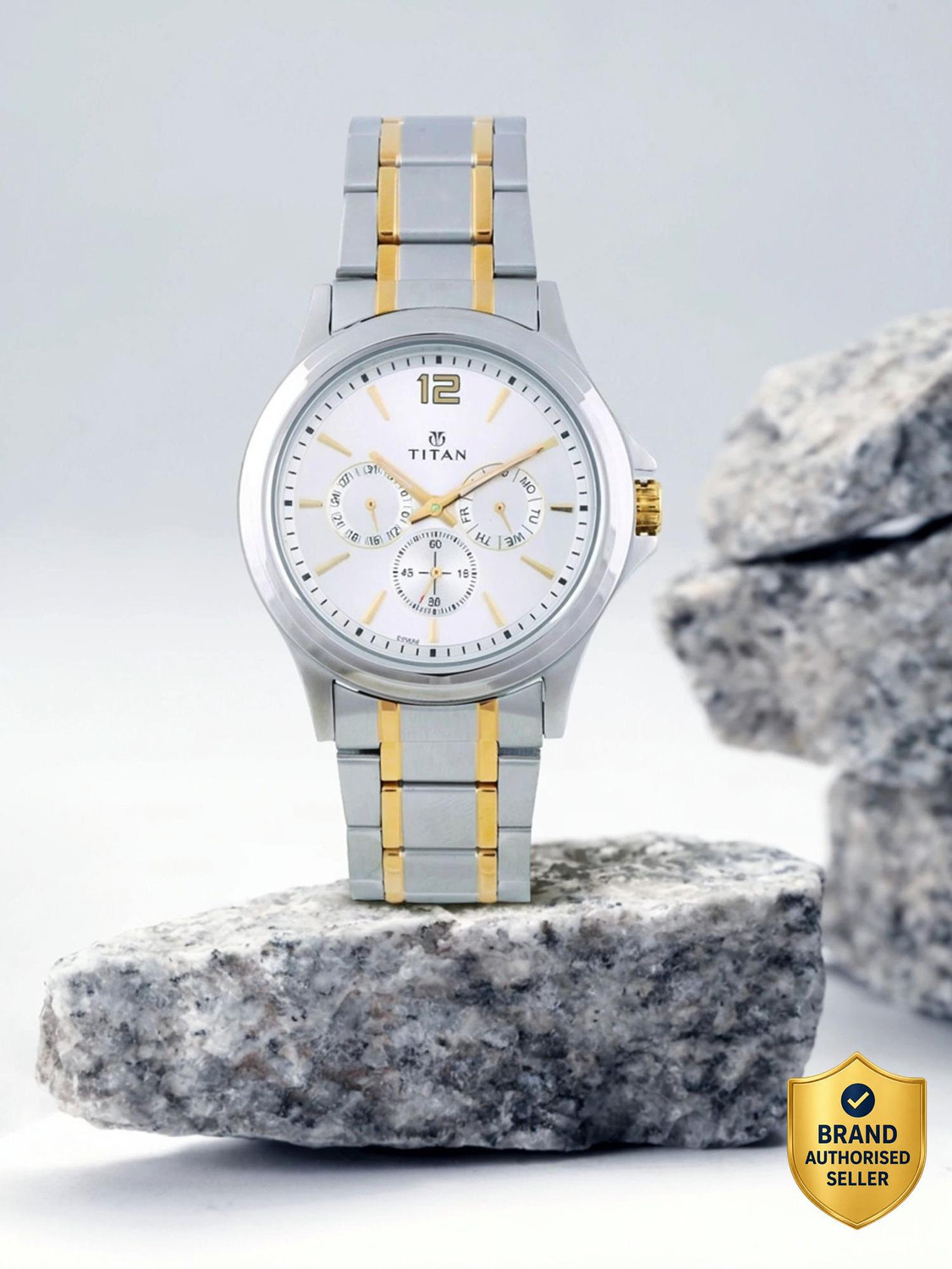 Titan Workwear Silver Dial Analog Watch - Men - Image 1
