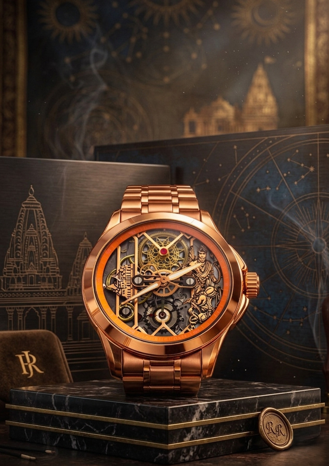 Image of Roman Star Analog Watch - For Men RS-1457