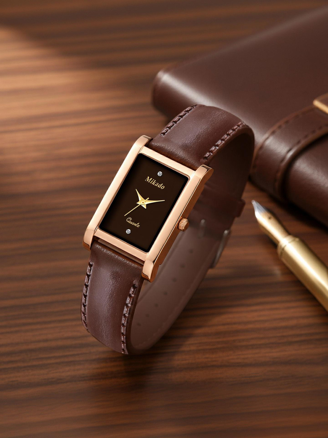 Image of TheHotPickz Vintage Watch Analog Watch - For Women Vintage Gold Chain Strap Women's Watch with Green Dial
