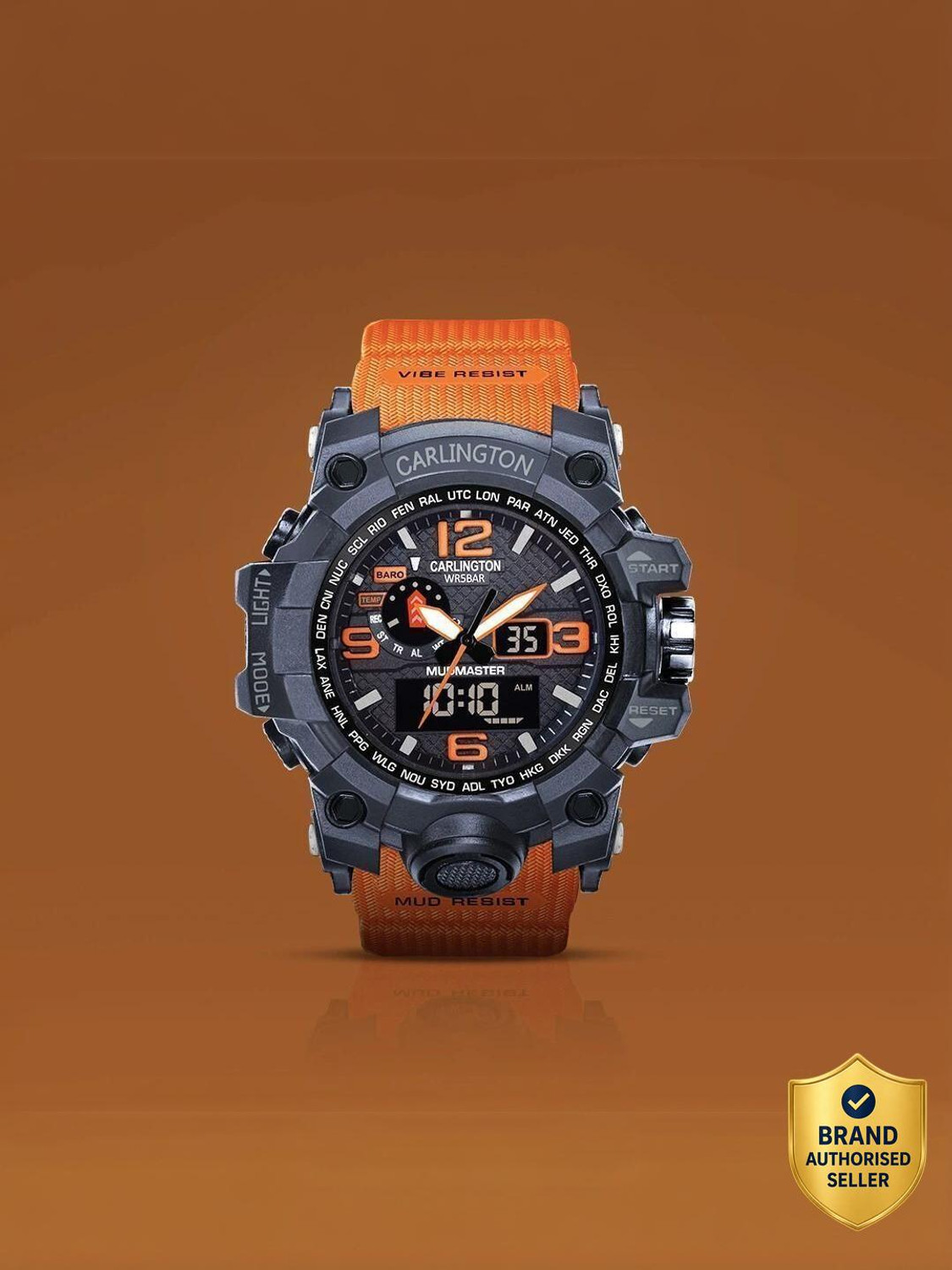 Image of Roadster Waterproof Multi-Functional Wrist Watch Analog-Digital Watch - For Men 8087