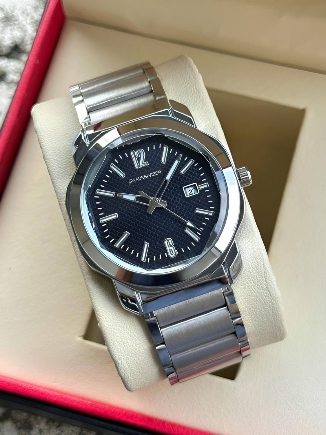 SWADESI VIBER SV223 Octa Edge Series watch Analog Watch - For Men - Image 1