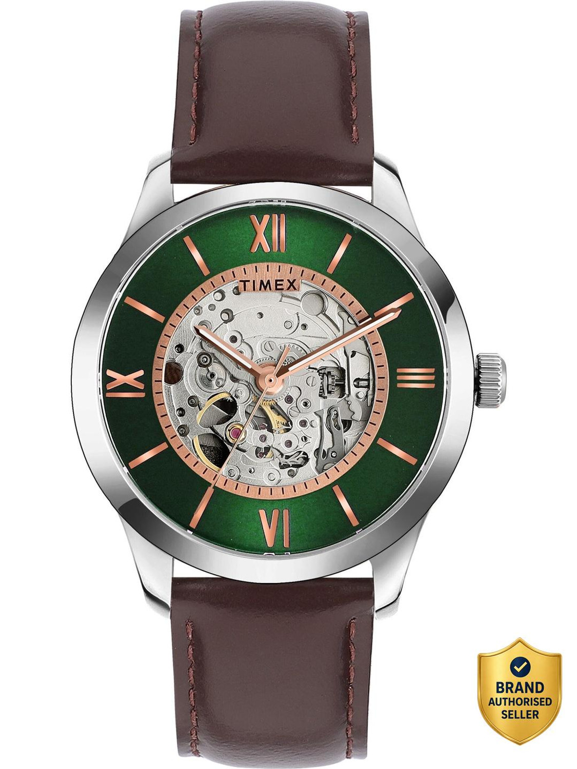 TIMEX Automatic Green Dial Watch TWEG208SMU06 - Image 1
