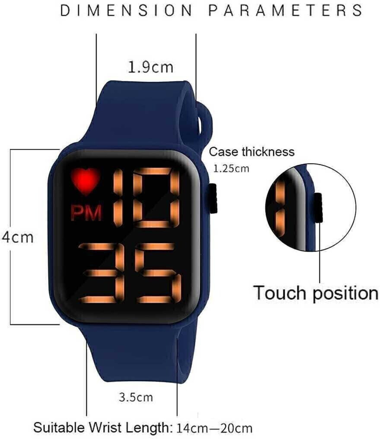 Image of dmash digital WATCH Digital Watch - For Boys SQURE