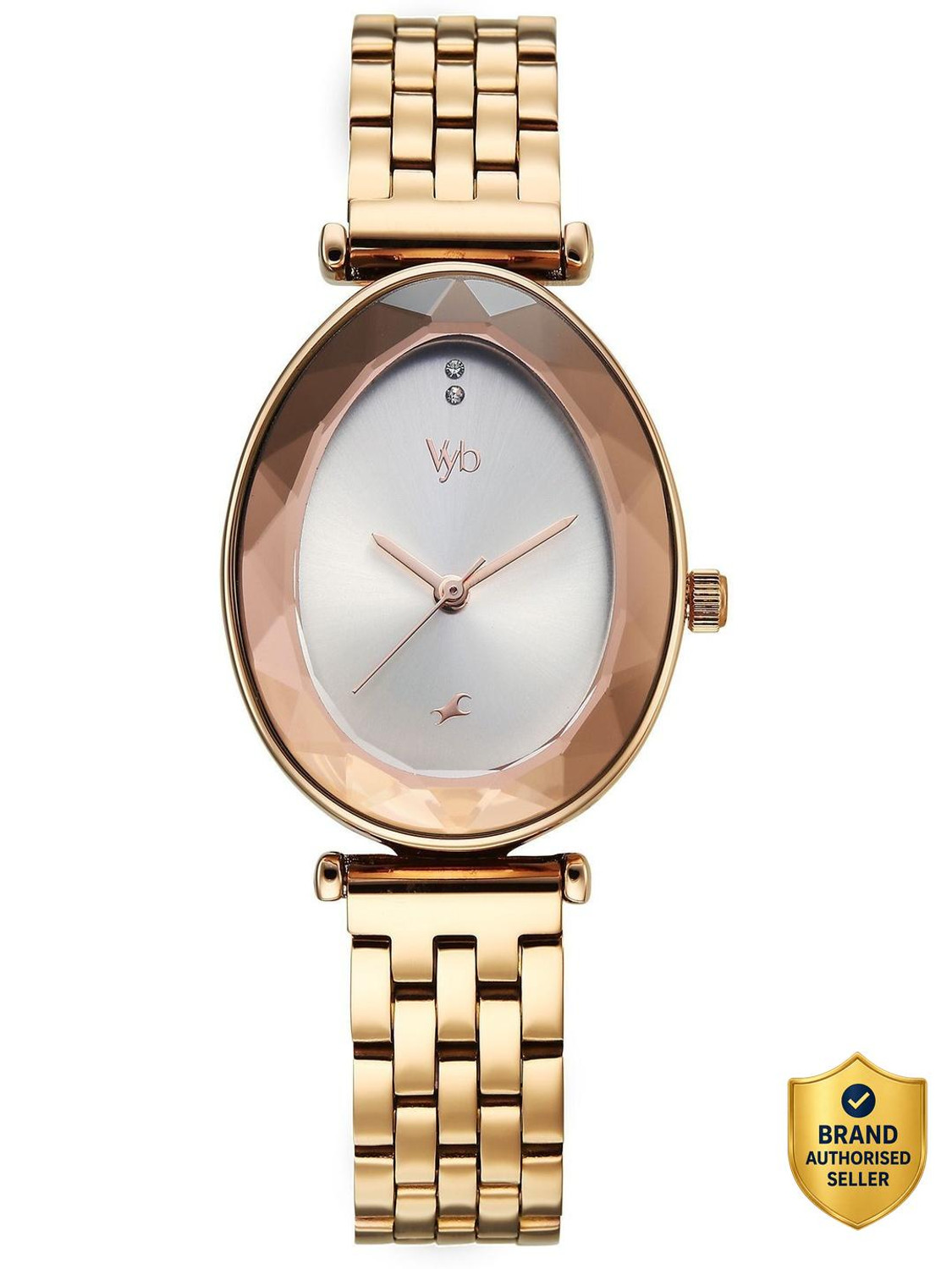 Fastrack Vyb 6.0 Prodigy Silver Women's Watch - Image 1
