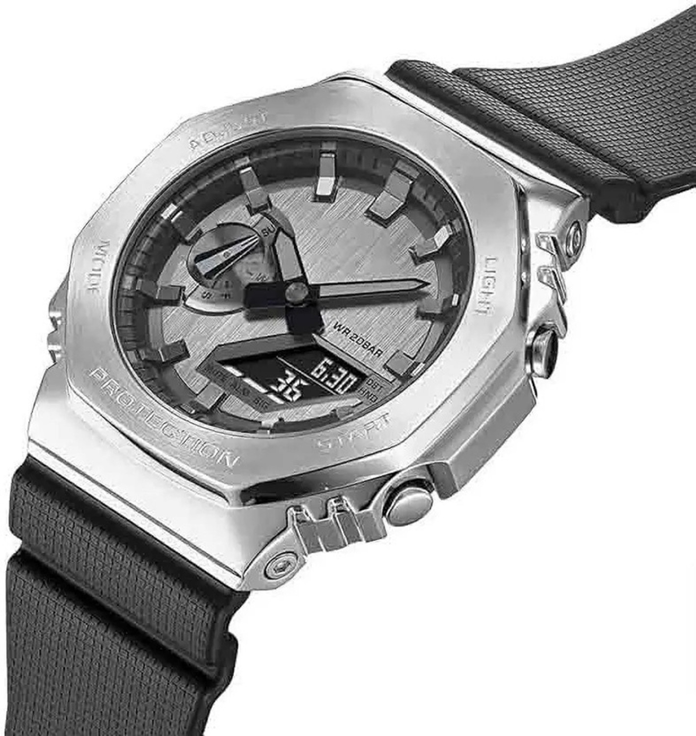 Image of paltinum Elegant Women's Designer Watch with Grey Stylish Dial Analog-Digital Watch - For Men Premium Shock-Resistant Analog Digital Men's Sport Watch with Steel Bezel Design