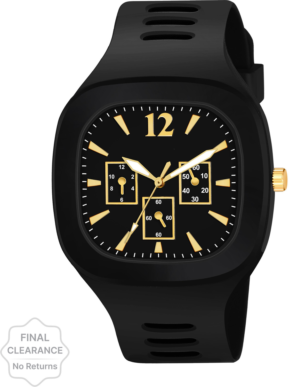 hala An Analog Watch With Square LED Analog Watch – For Boys & Girls