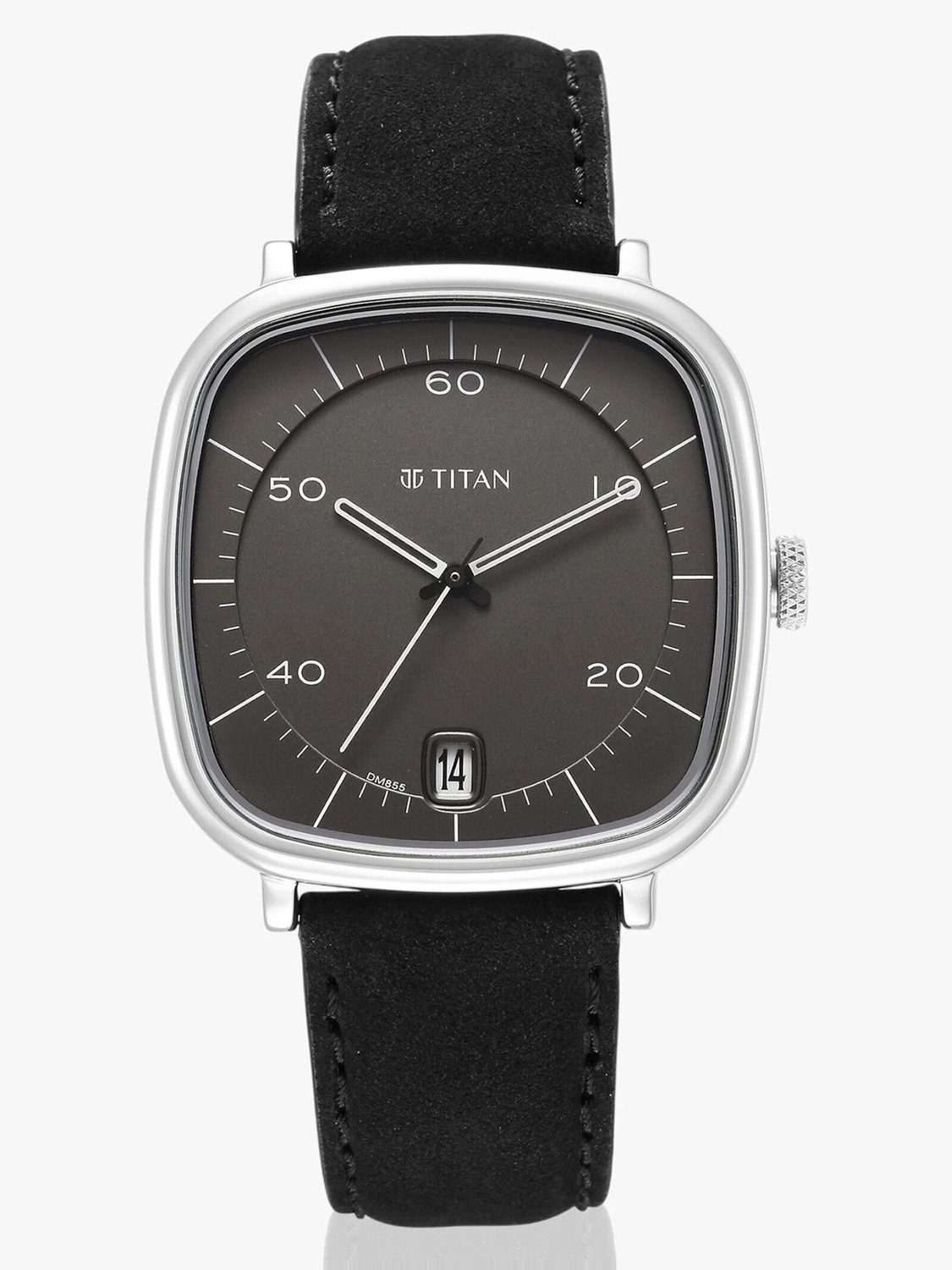 Titan Neo Curve Black Leather Analog Watch - Image 1
