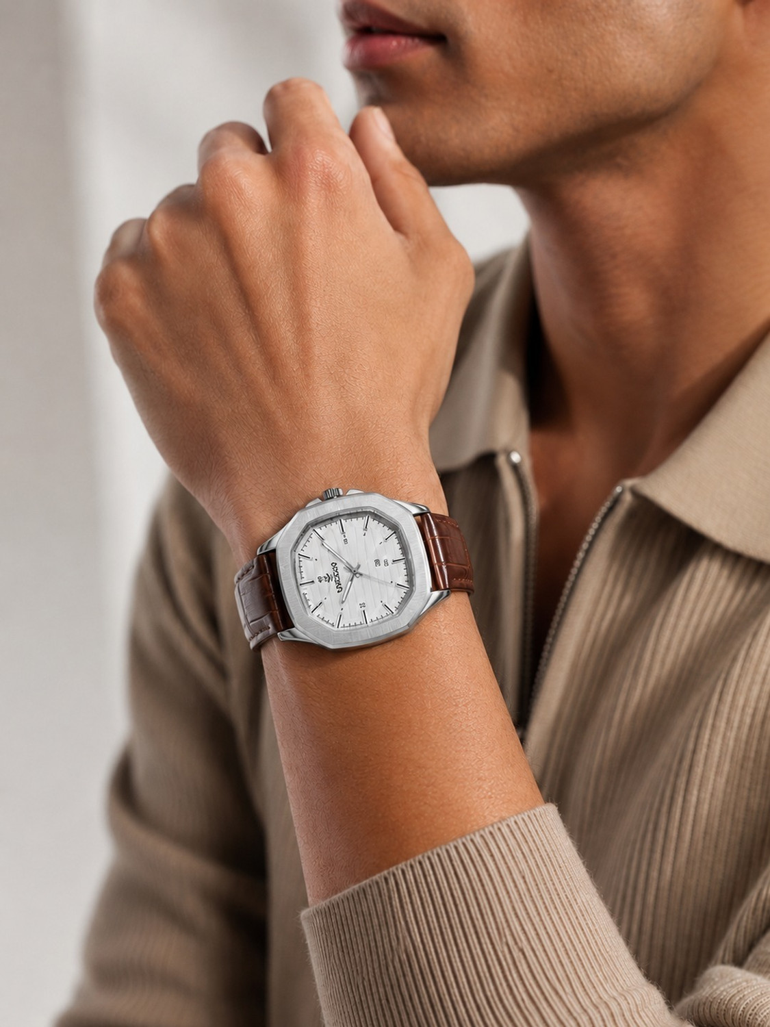 Image of WROGN Analog Watch - For Men HOBWRG0610-WH