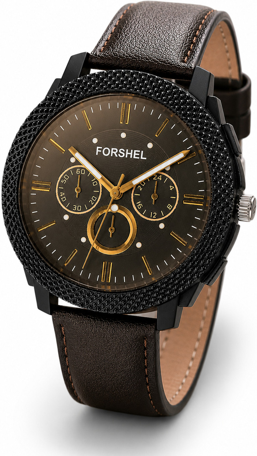 SM Leather strap boys Analog Watch - For Men Casual - Image 1