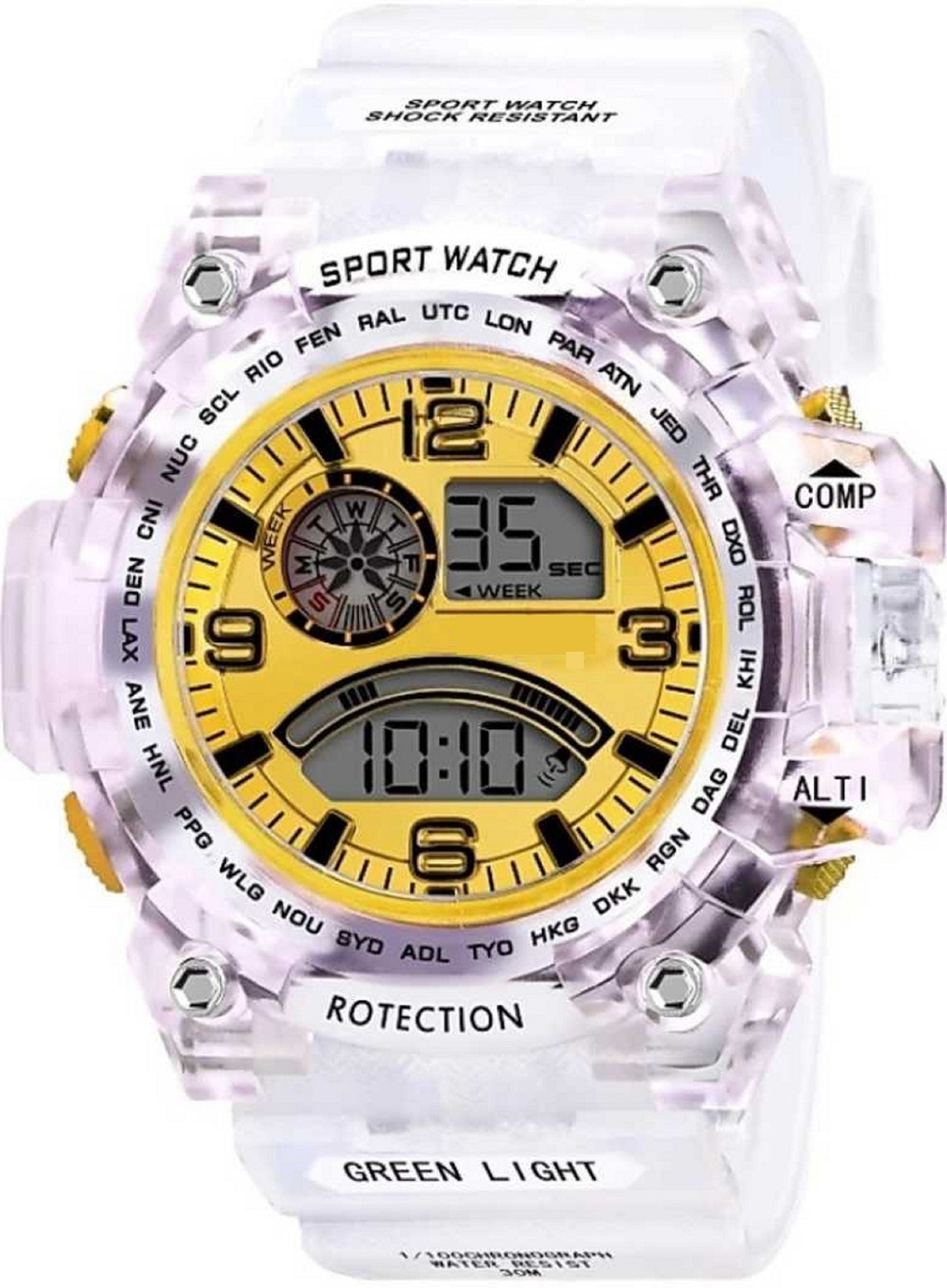 Image of MATRIX Silicon Mesh Strap Day & Date Functioning Analog Watch - For Men Pair Of 2 Black Analog Day & Date Wrist Watch