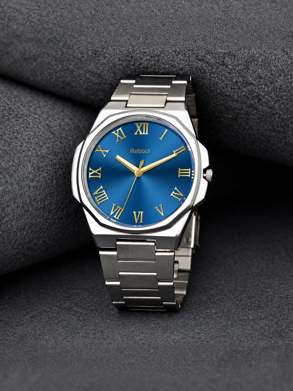 Reboot 1501 Silver Roman Dial Slim Watch - Image 1