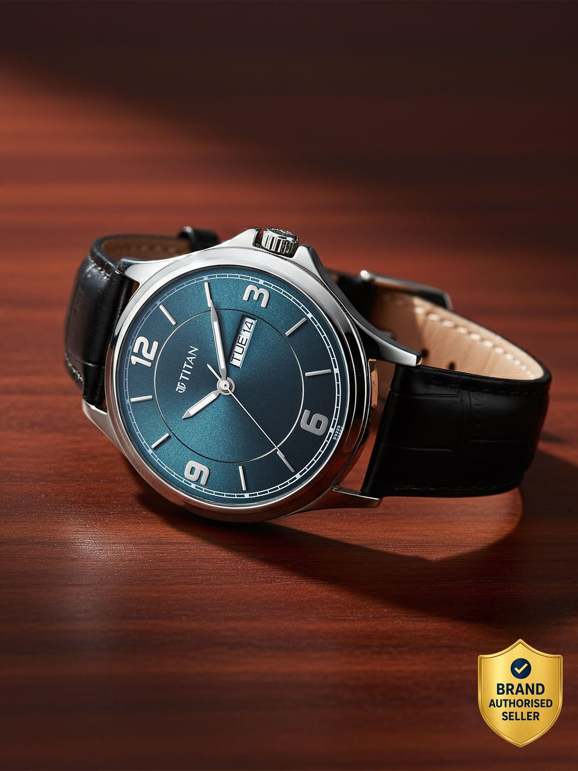 Titan Neo Arabic Quartz Blue Men's Watch - Image 6