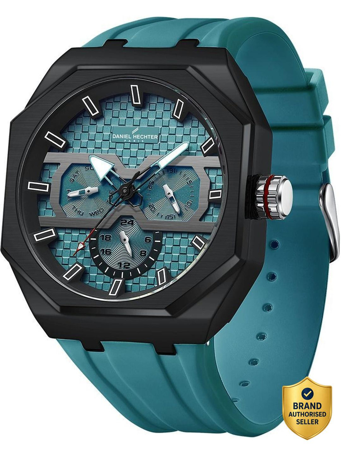 Image of Kenneth Cole Reaction Men's Chronograph Yellow Watch | Yellow Tonneau Dial Analog Watch - For Men KRWGO0071203