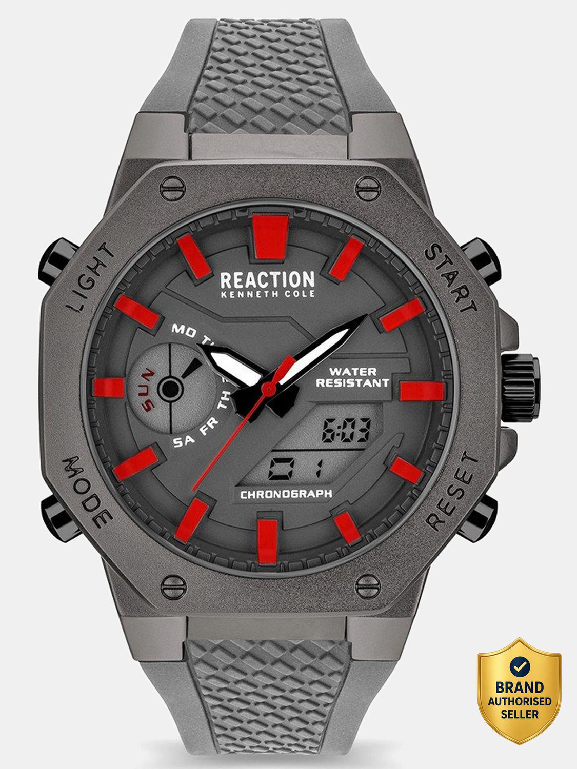 Image of Kenneth Cole Reaction Digi-Analog Men's Green Dial Watch Analog-Digital Watch - For Men KRWGP0069106