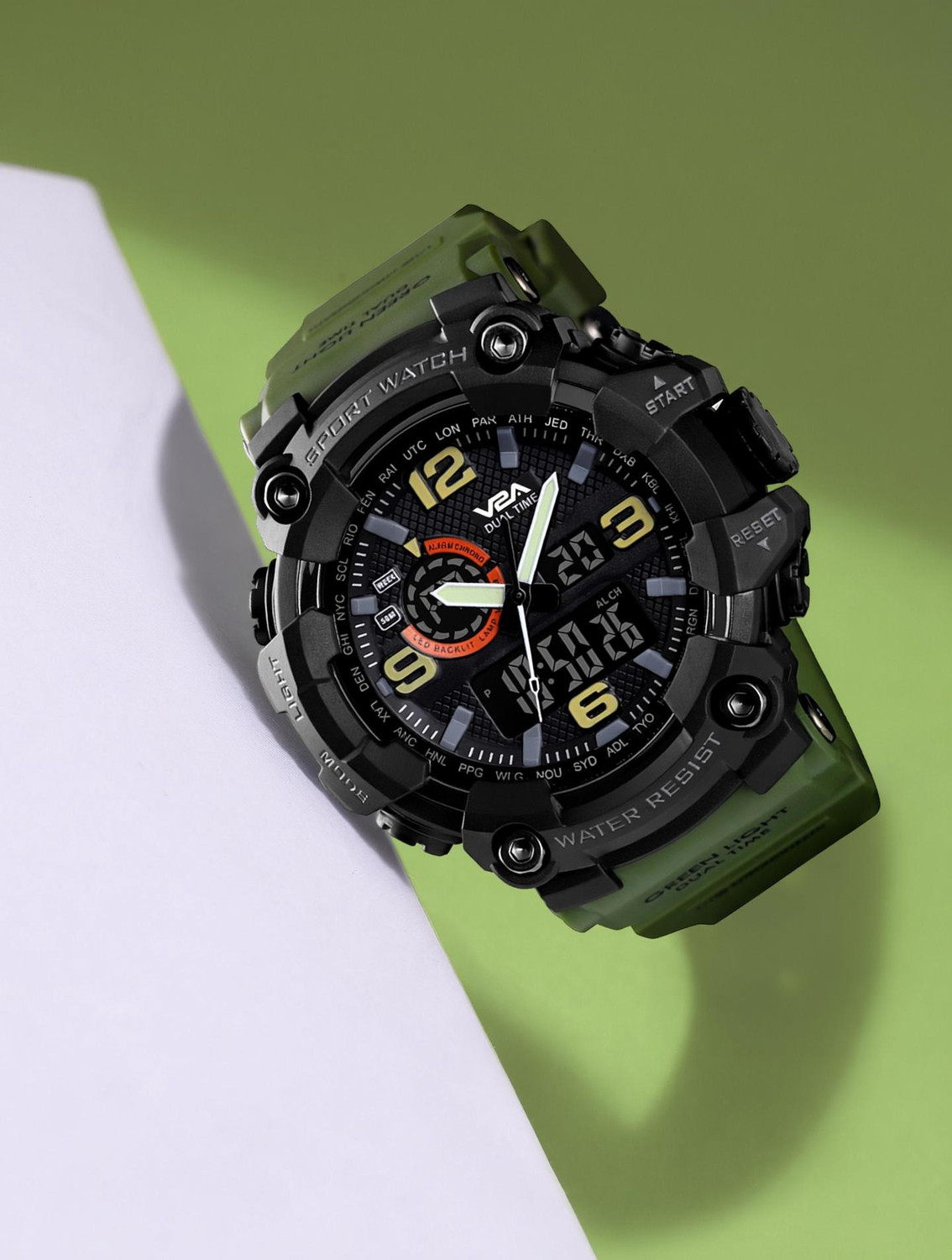 Image of AFRANCREATION Analog Watch - For Men New two tone watch for men