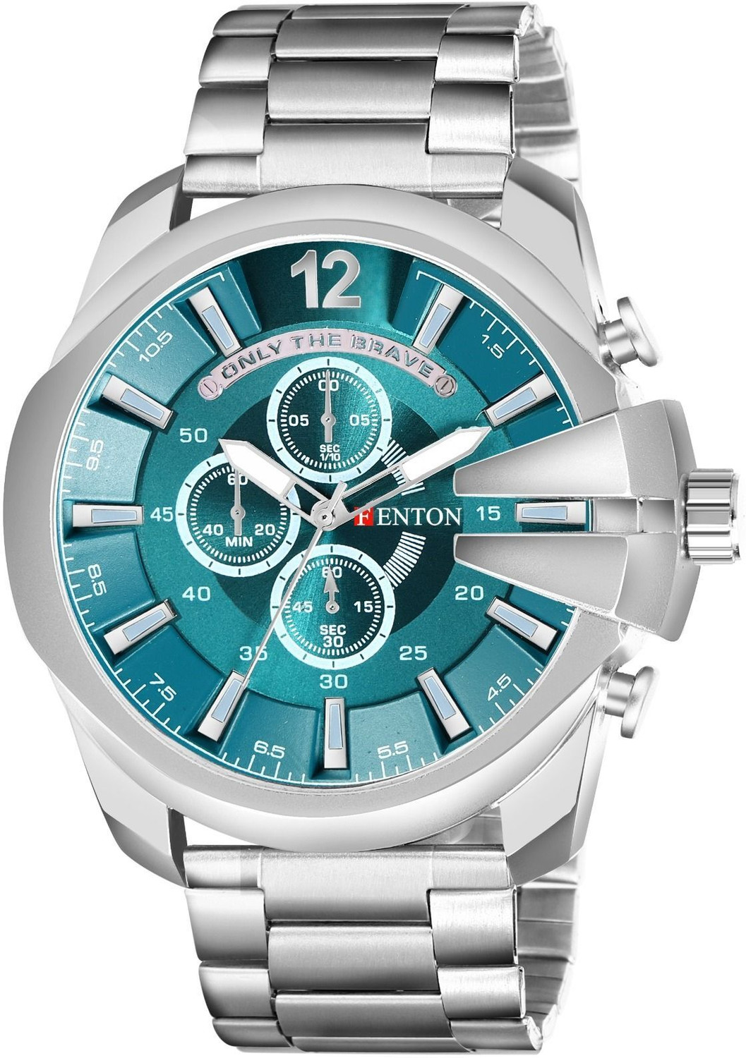 FNT-15 Chronograph Watch, Green Dial, 50 mm Case - Image 1