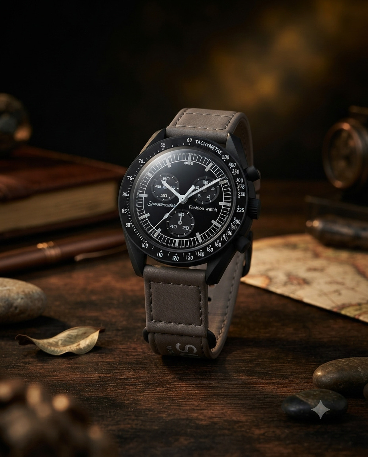 Luxurit LXK-454 Black-Grey Analog Watch - Image 1