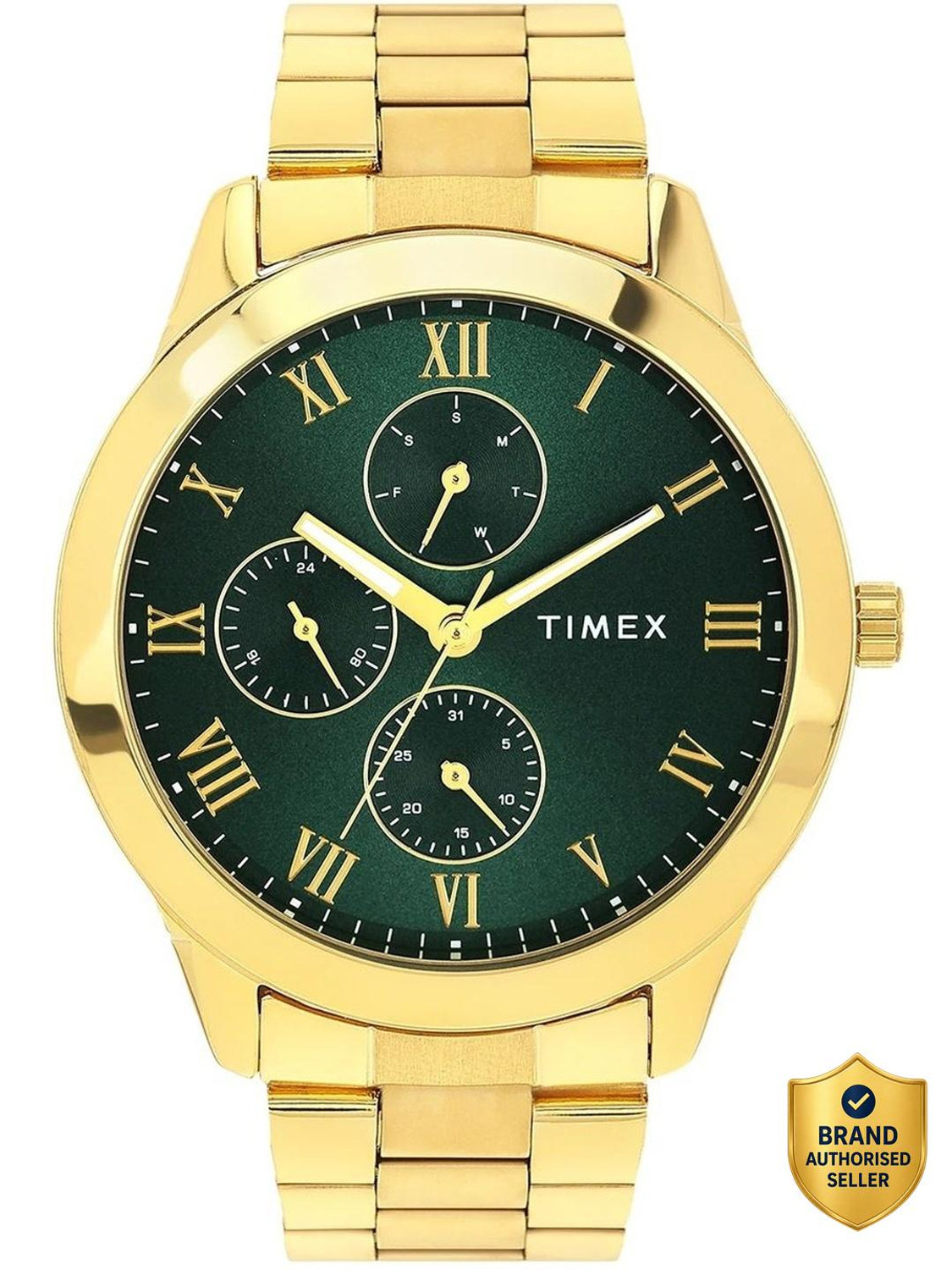TIMEX TIMEX Men Green Round Dial Analog Watch - TWEG18527 Men Green Round Dial Analog Watch - For Men