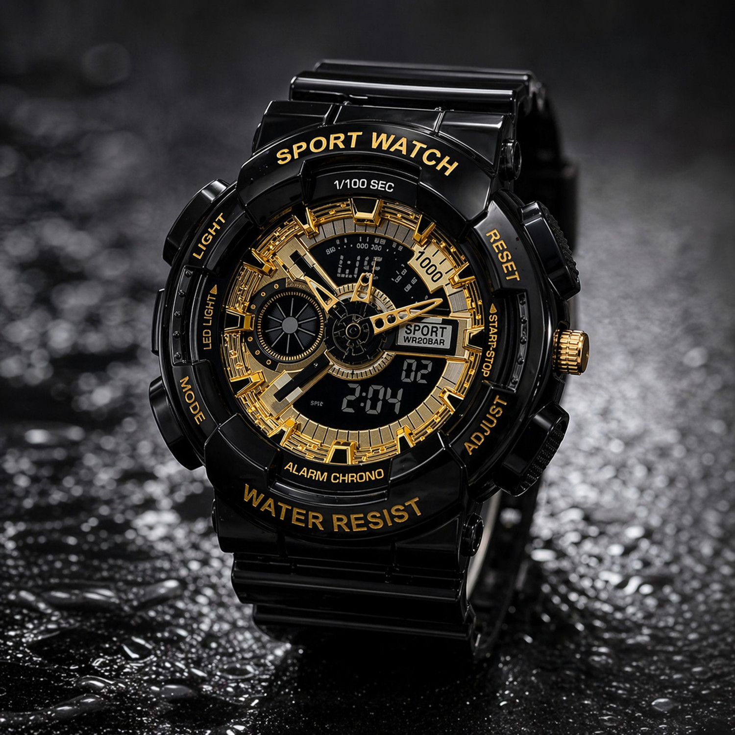 Image of Luxerio Analog-Digital Watch - For Men Sport Heavy