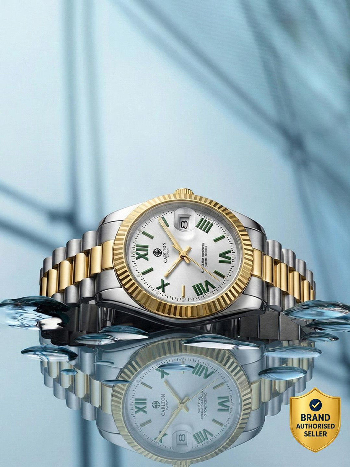 CARLTON LONDON Charles Analog Watch CLRLM-002-1 - Image 1