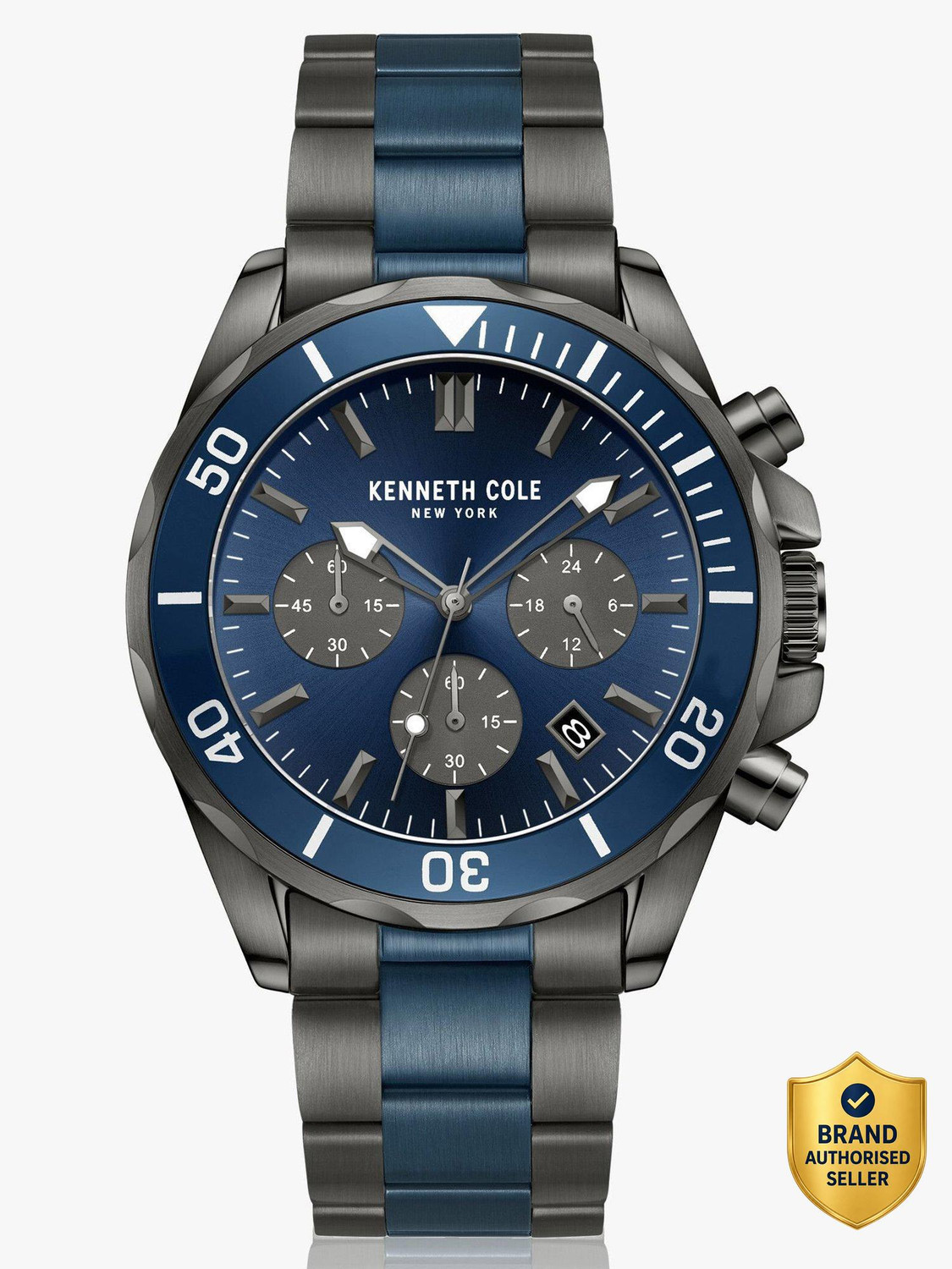 Image of Kenneth Cole Reaction Men's Green Chronograph Watch | Green Tonneau Dial Analog Watch - For Men KRWGO0071204