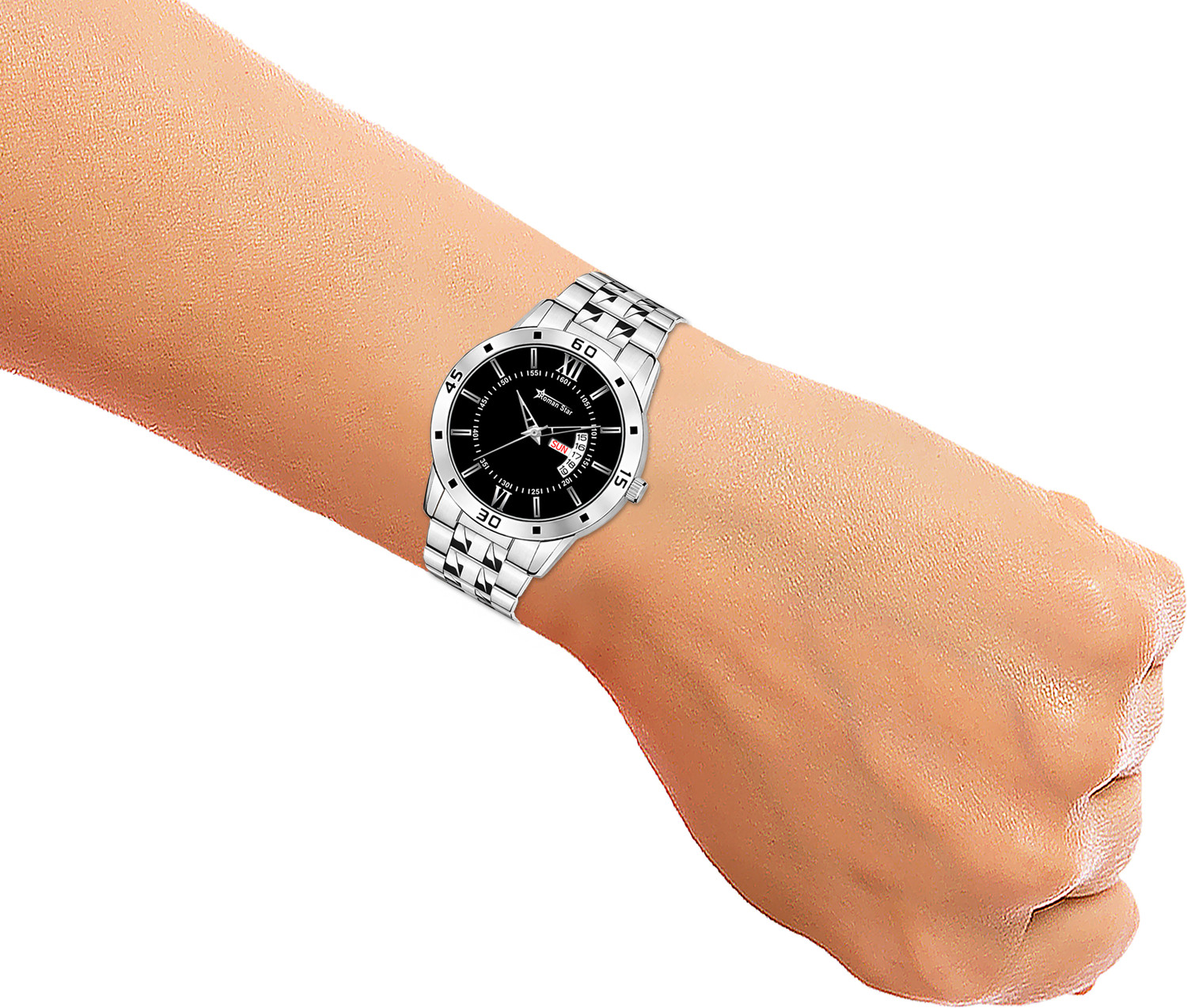 Image of Roman Star Analog Watch - For Men RS-1457