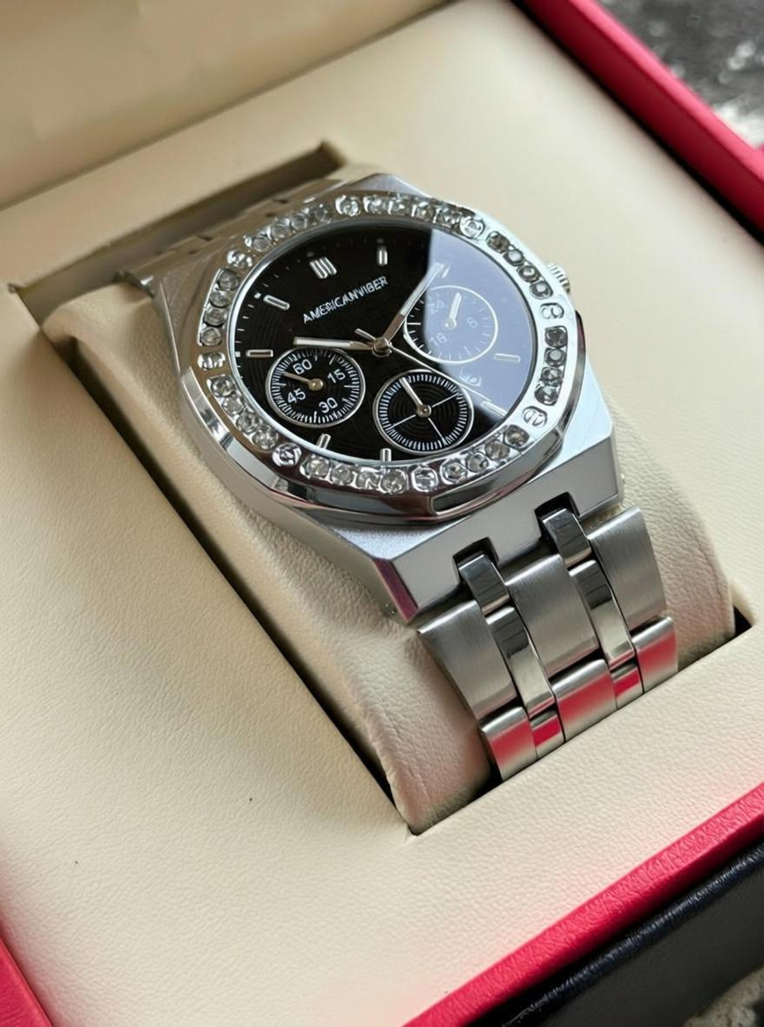 Americanviber AVM0038 Diamond Studded Watch - Image 6