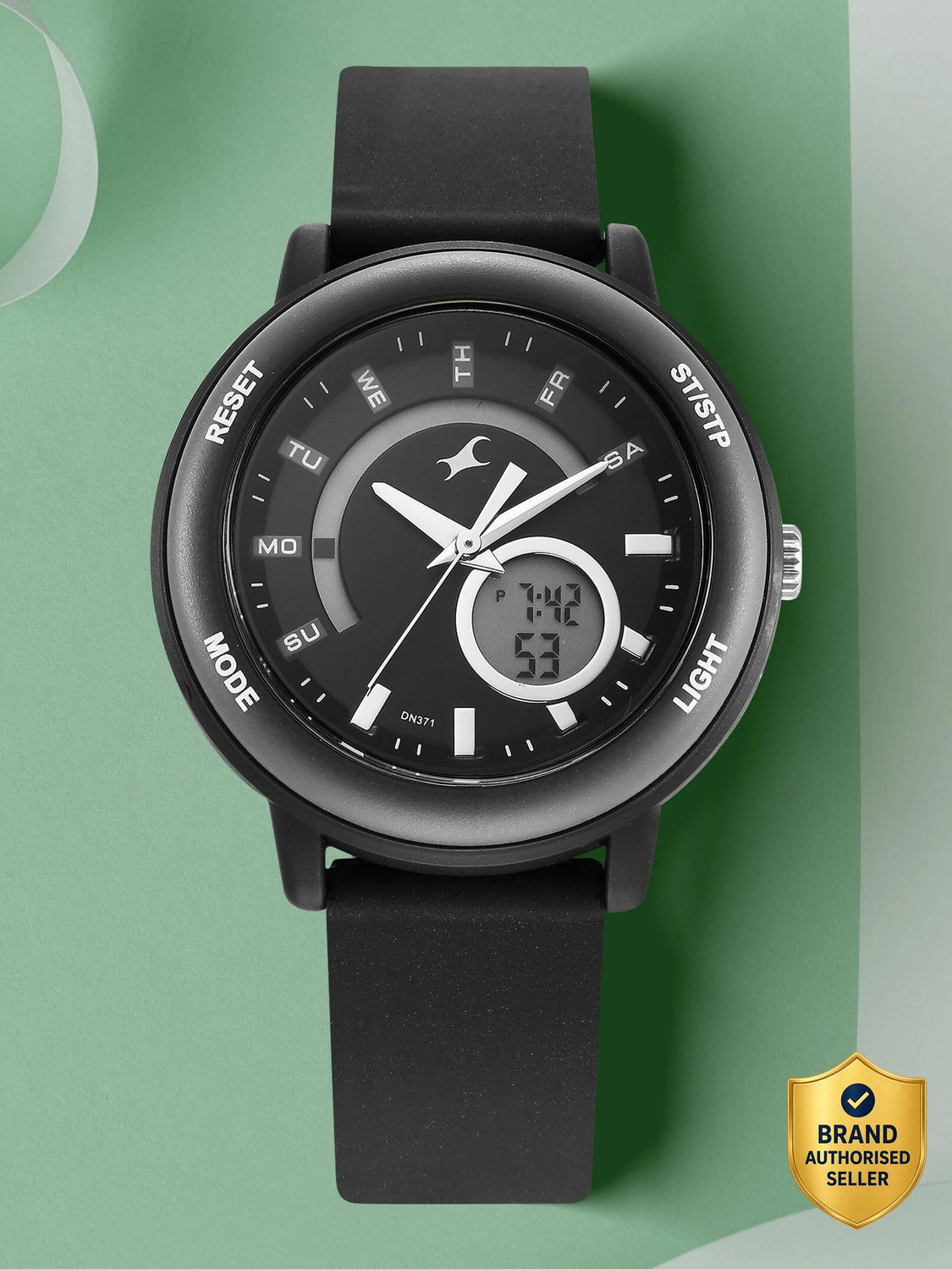 Fastrack An-Digi Analog-Digital Watch 68030PP05 - Image 1